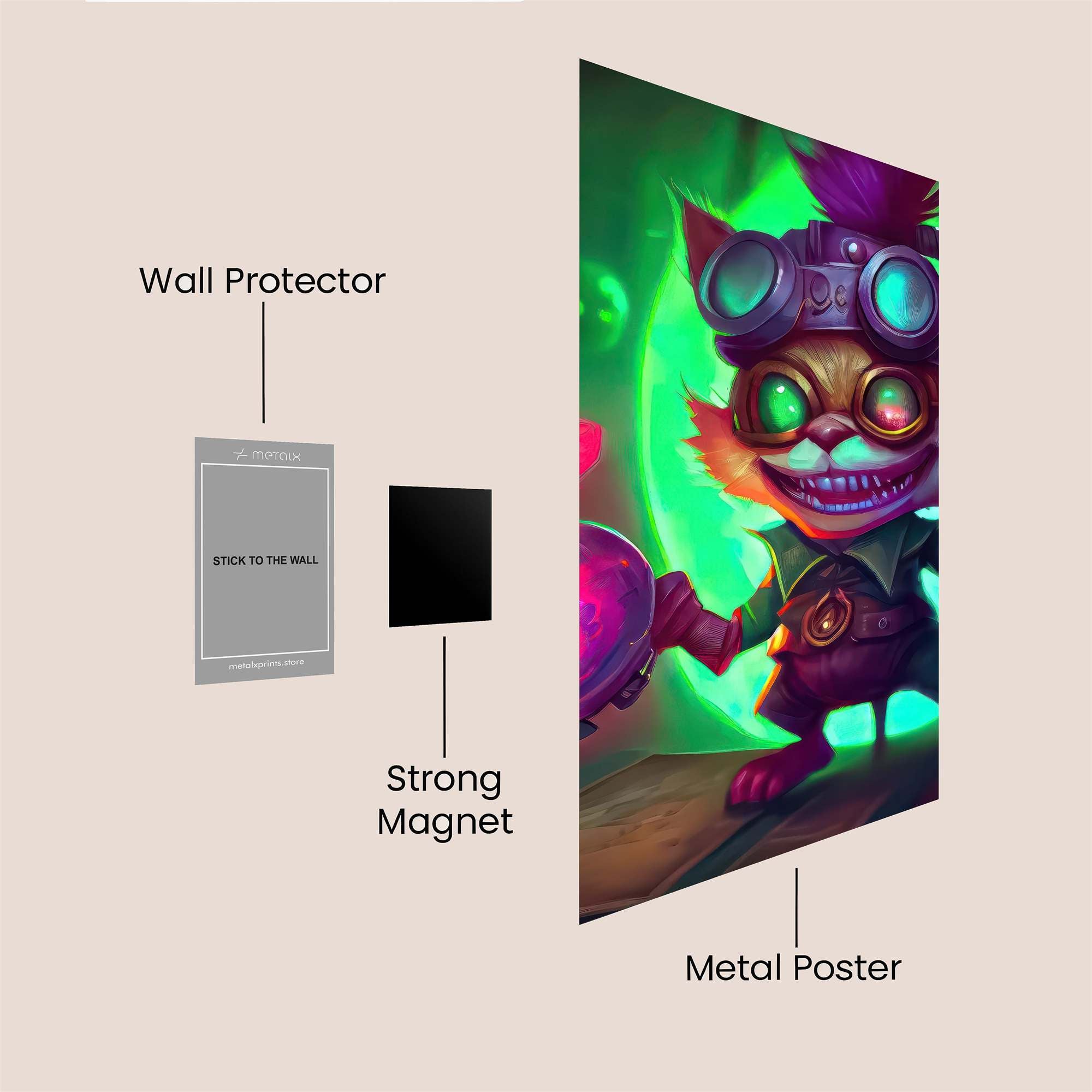 Ziggs Zany Safe Wall Magnetic / M