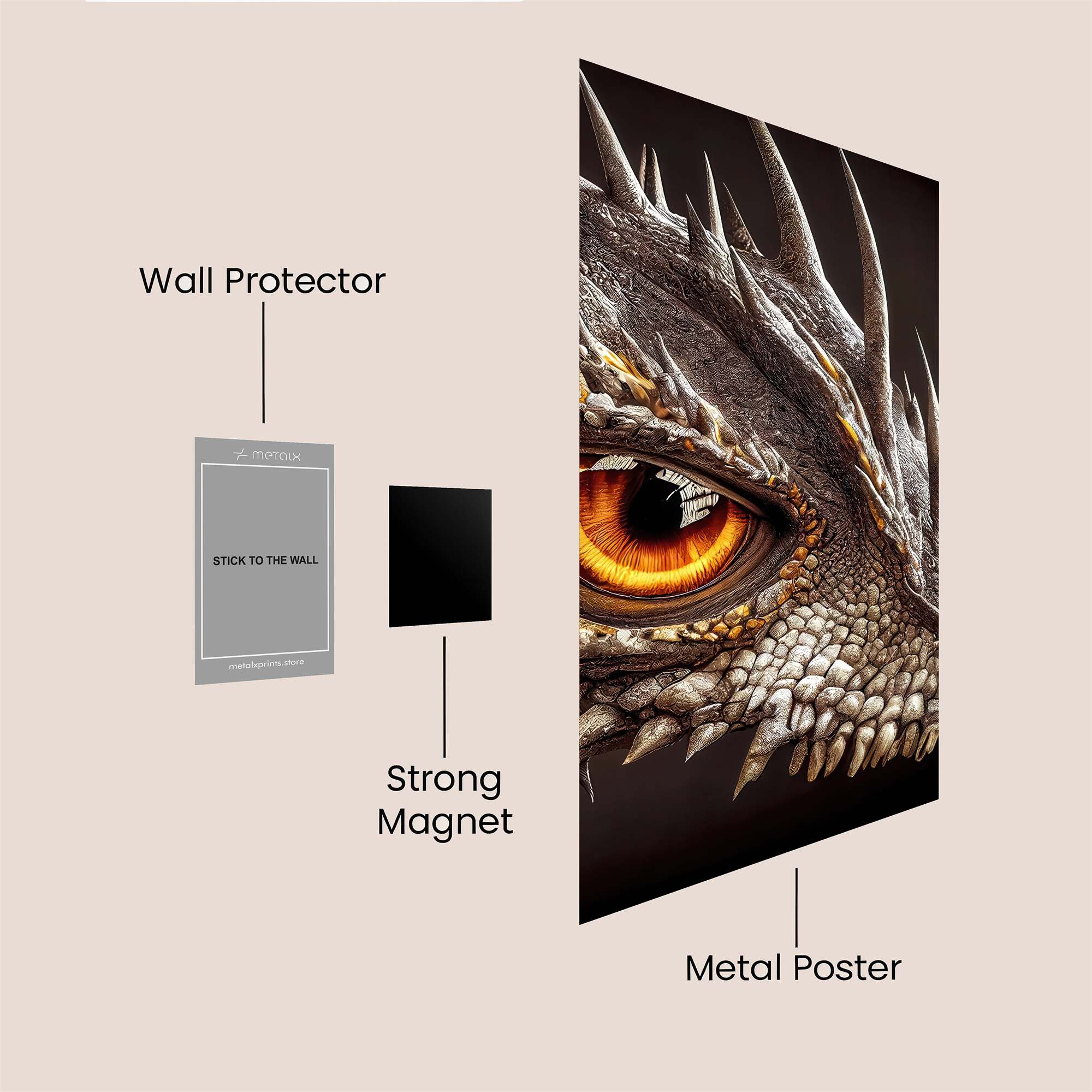 Dragon Intense Safe Wall Magnetic / M