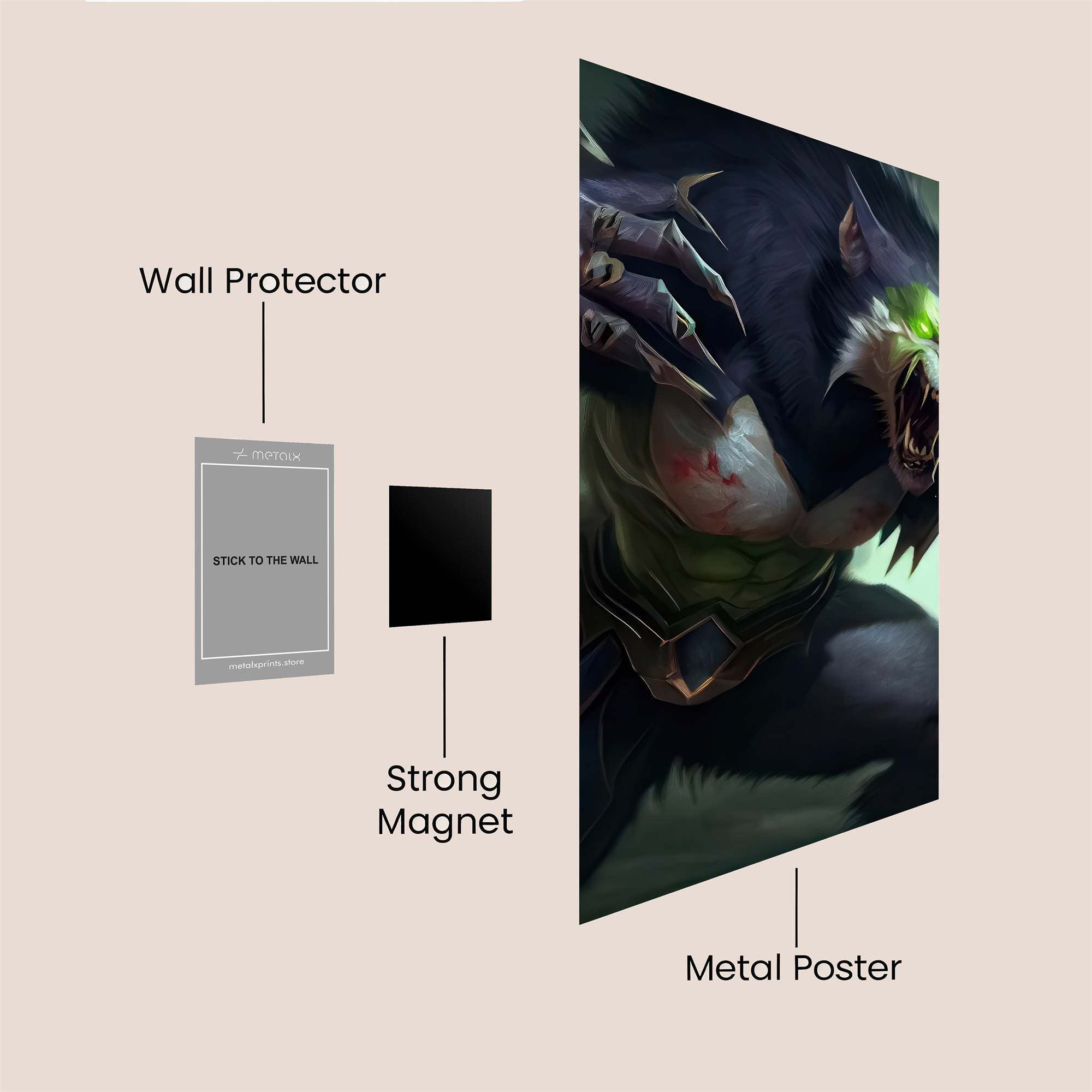 Warwick Enraged Safe Wall Magnetic / M