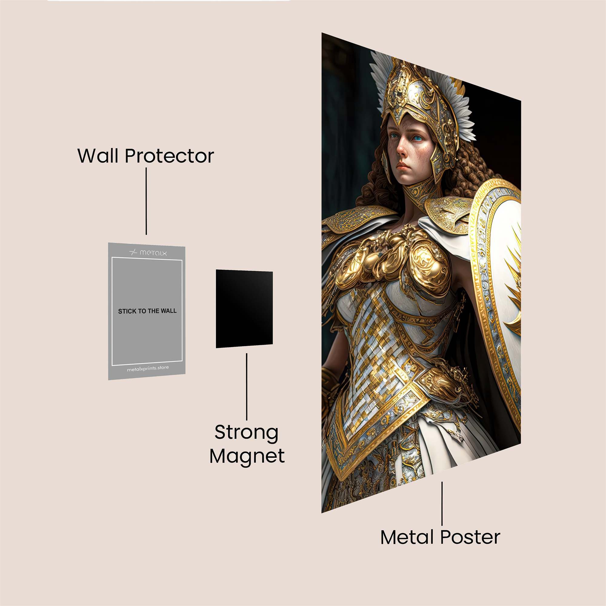 Athena Radiant Safe Wall Magnetic / M