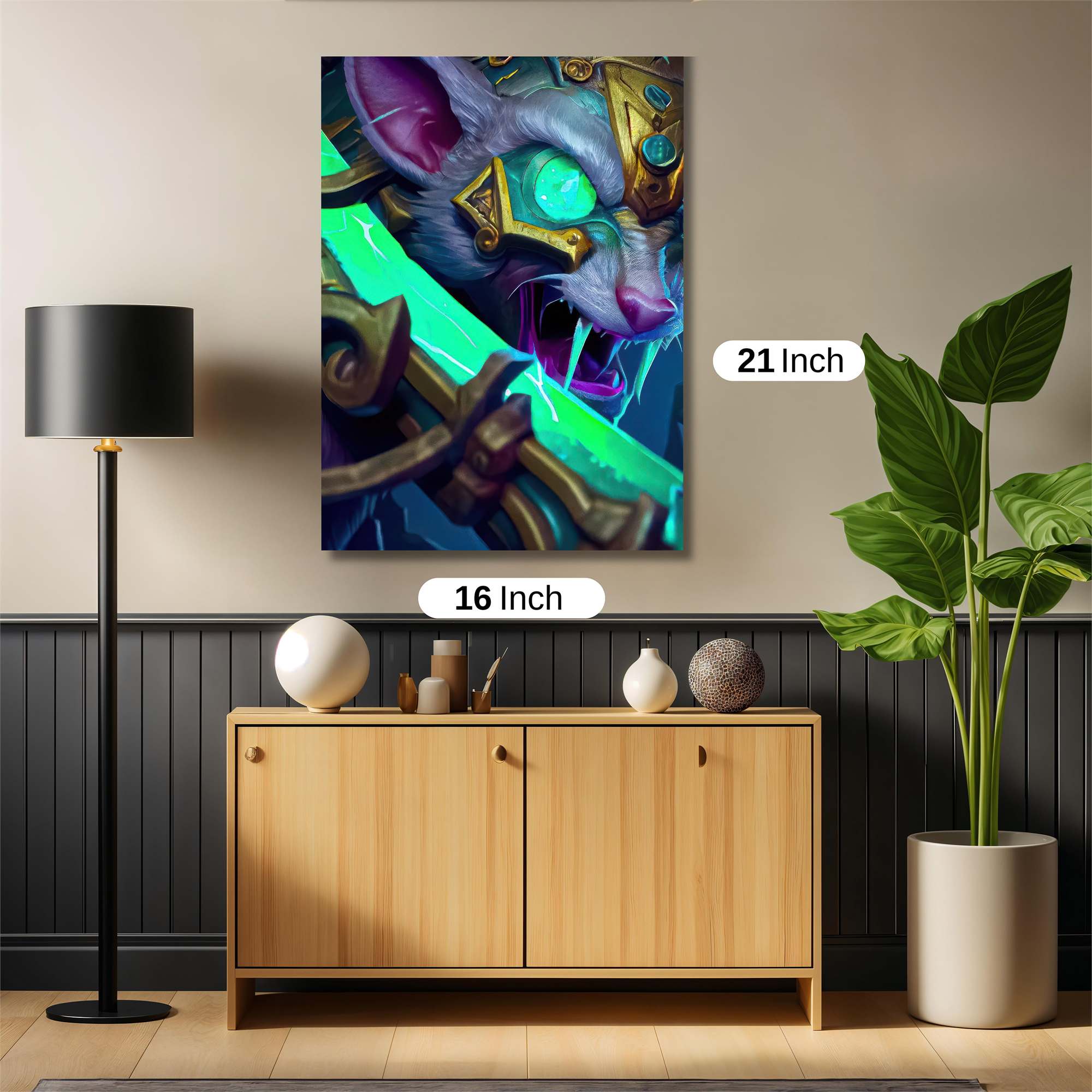 Kitty Warrior Safe Wall Magnetic / M