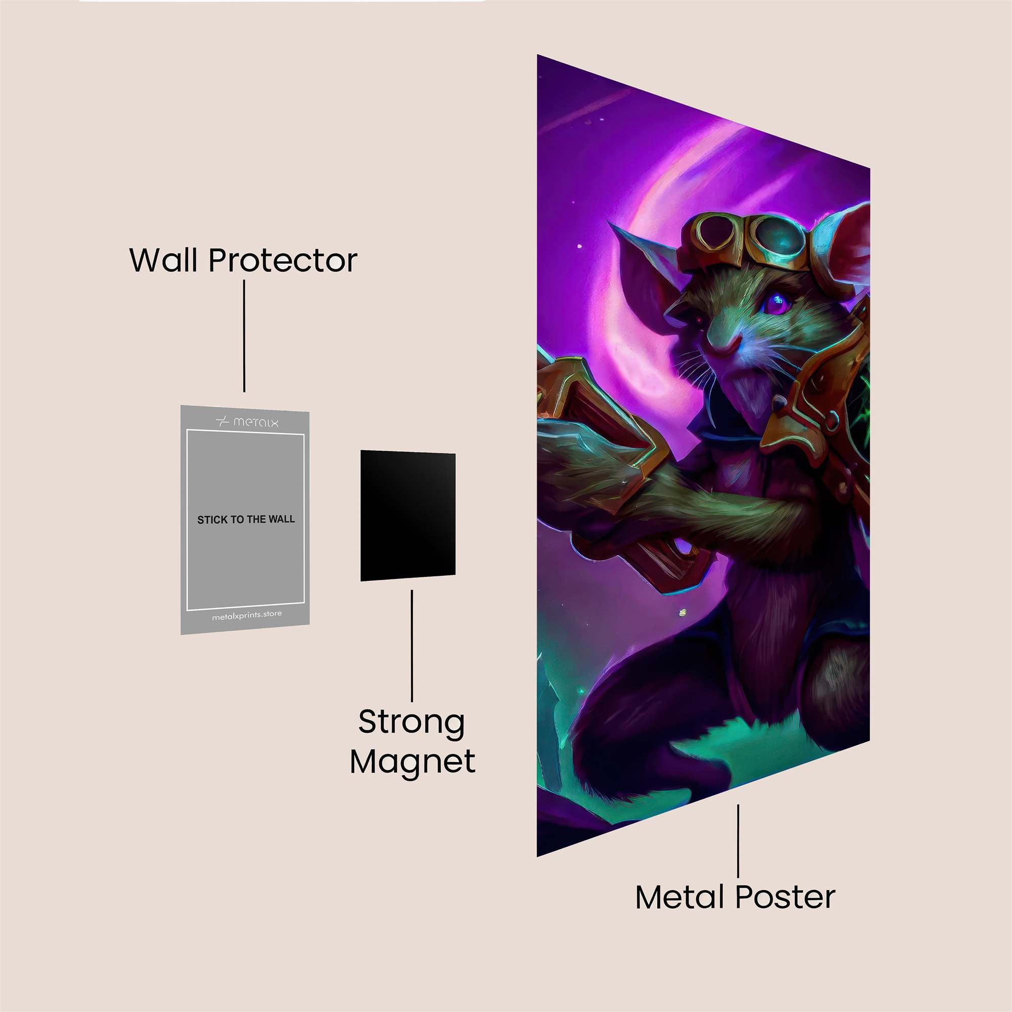 Mouse Maverick Safe Wall Magnetic / M