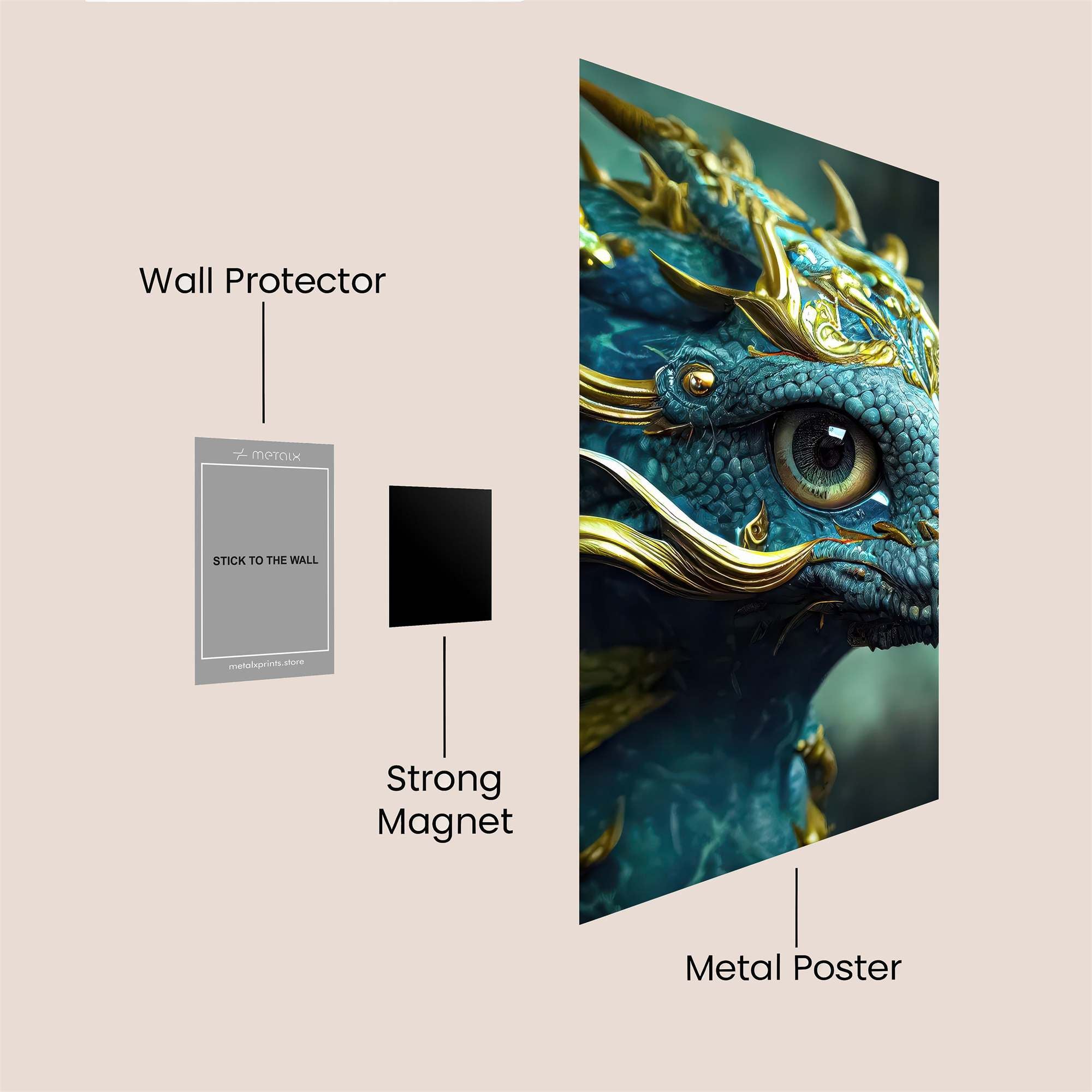 Dragon Regal Safe Wall Magnetic / M