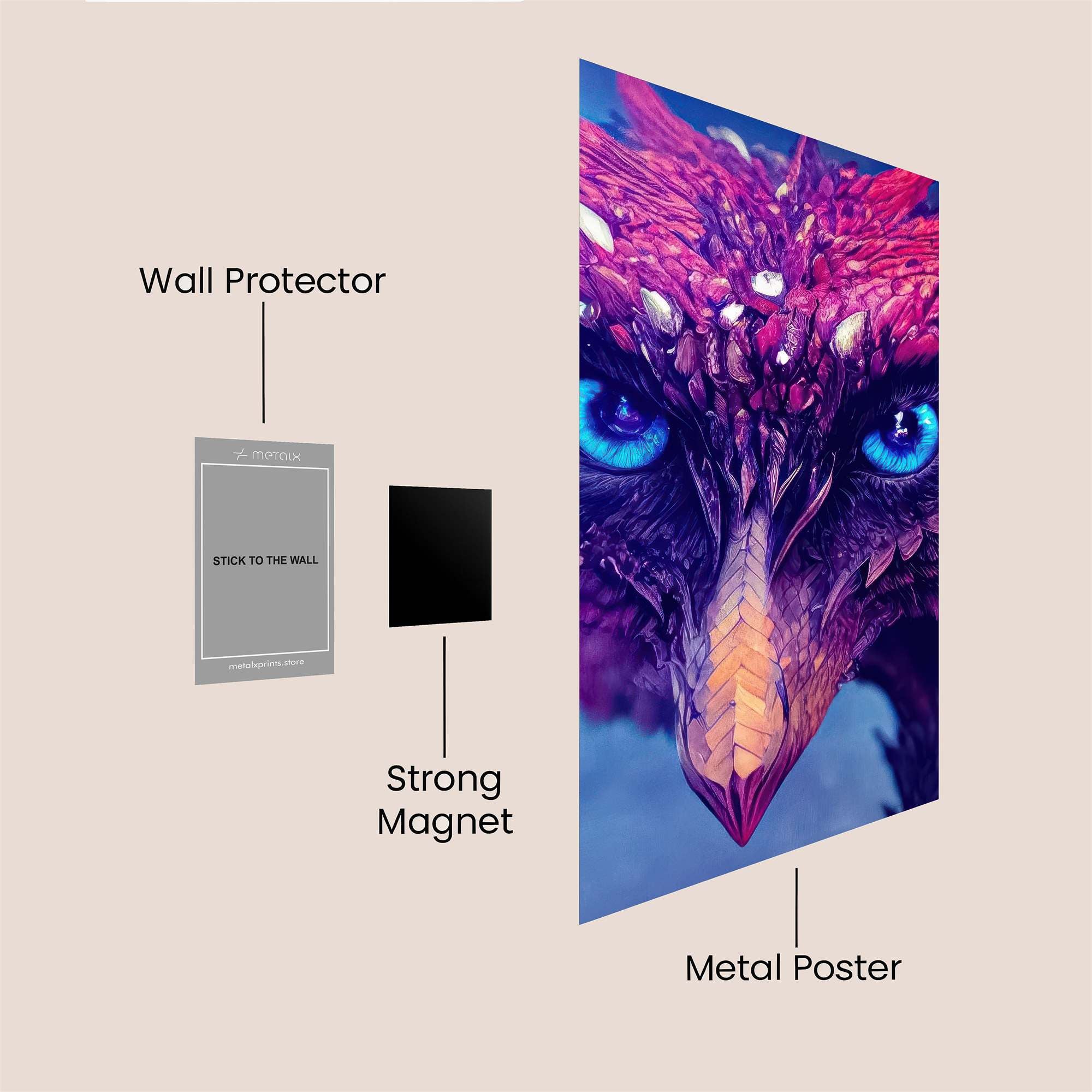 Phoenix Enigma Safe Wall Magnetic / M