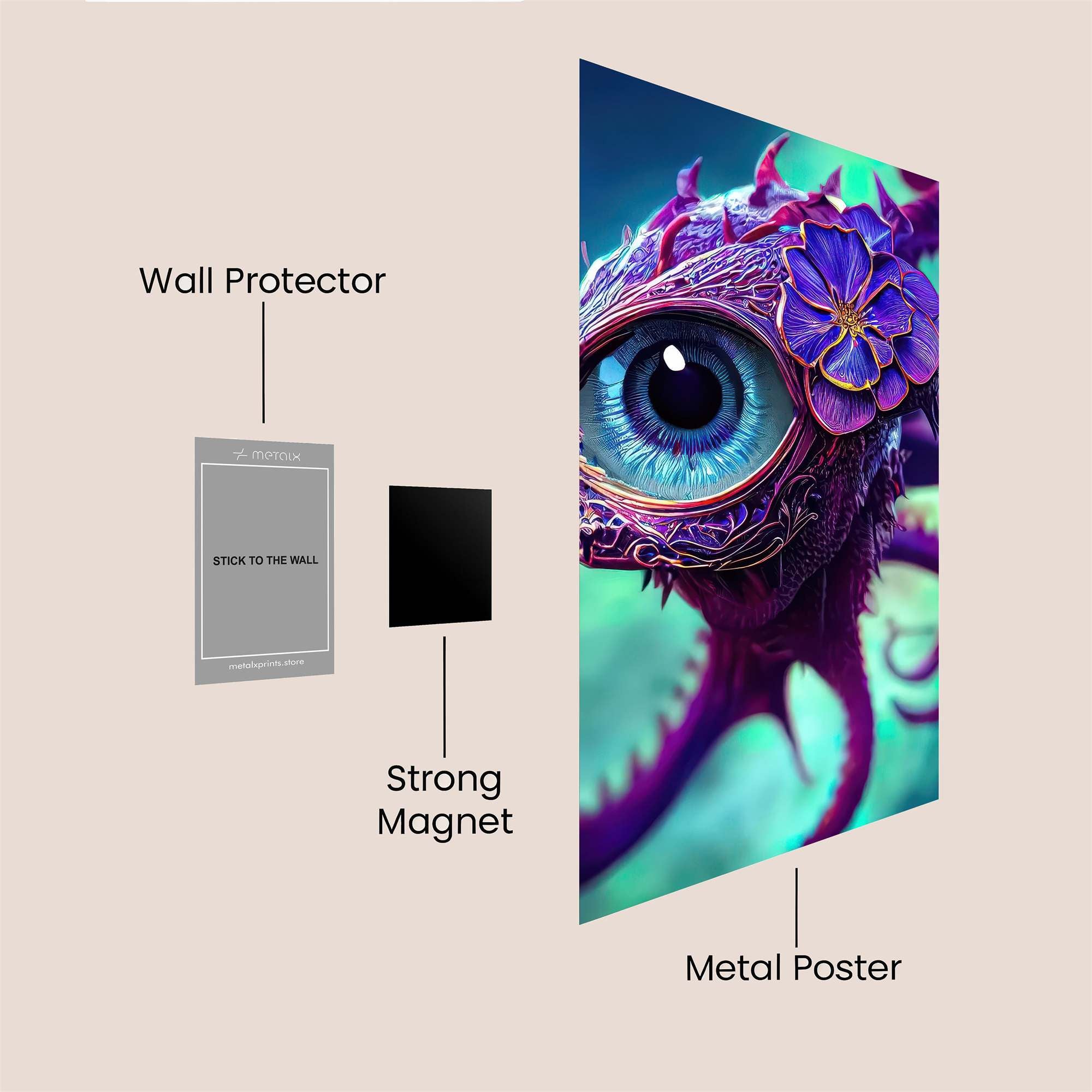 Cyclops Enigma Safe Wall Magnetic / M