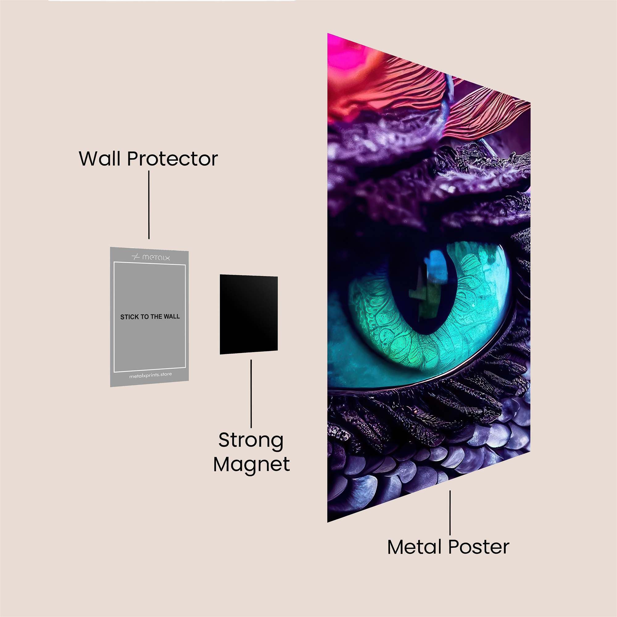 Dragon Enigma Safe Wall Magnetic / M