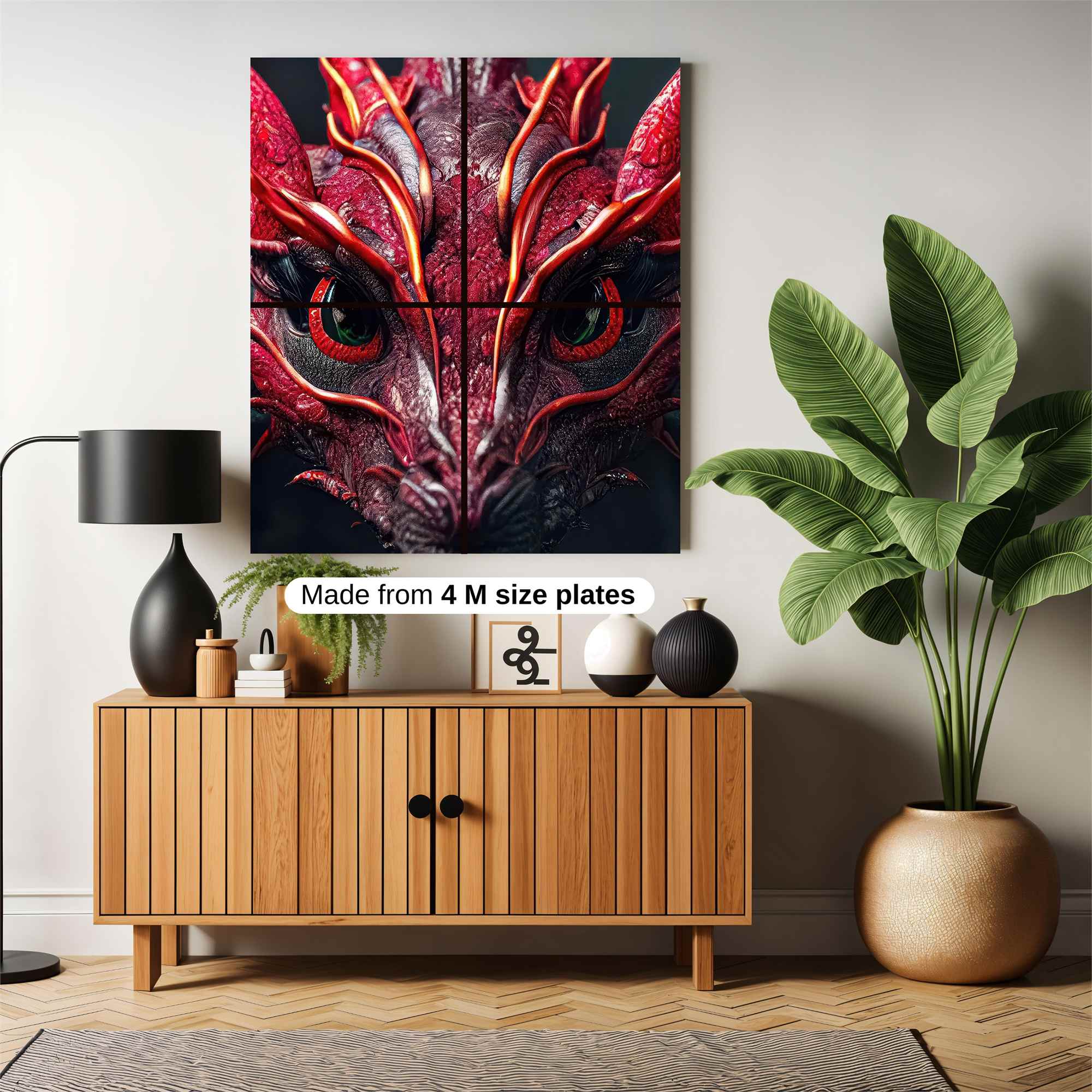 Dragon Fierce Safe Wall Magnetic / M