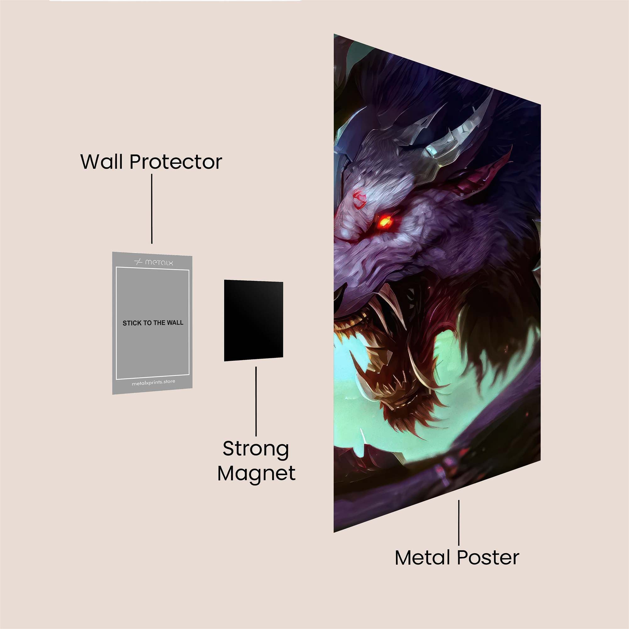 Wolfbane Fury Safe Wall Magnetic / M