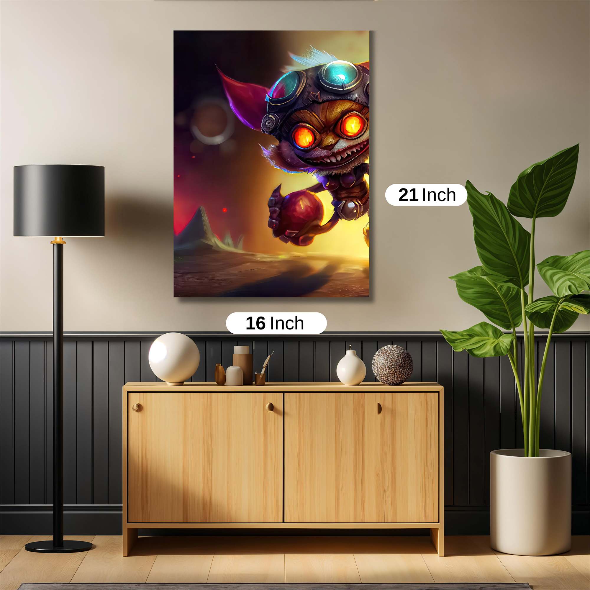 Teemo Terrifying Safe Wall Magnetic / M
