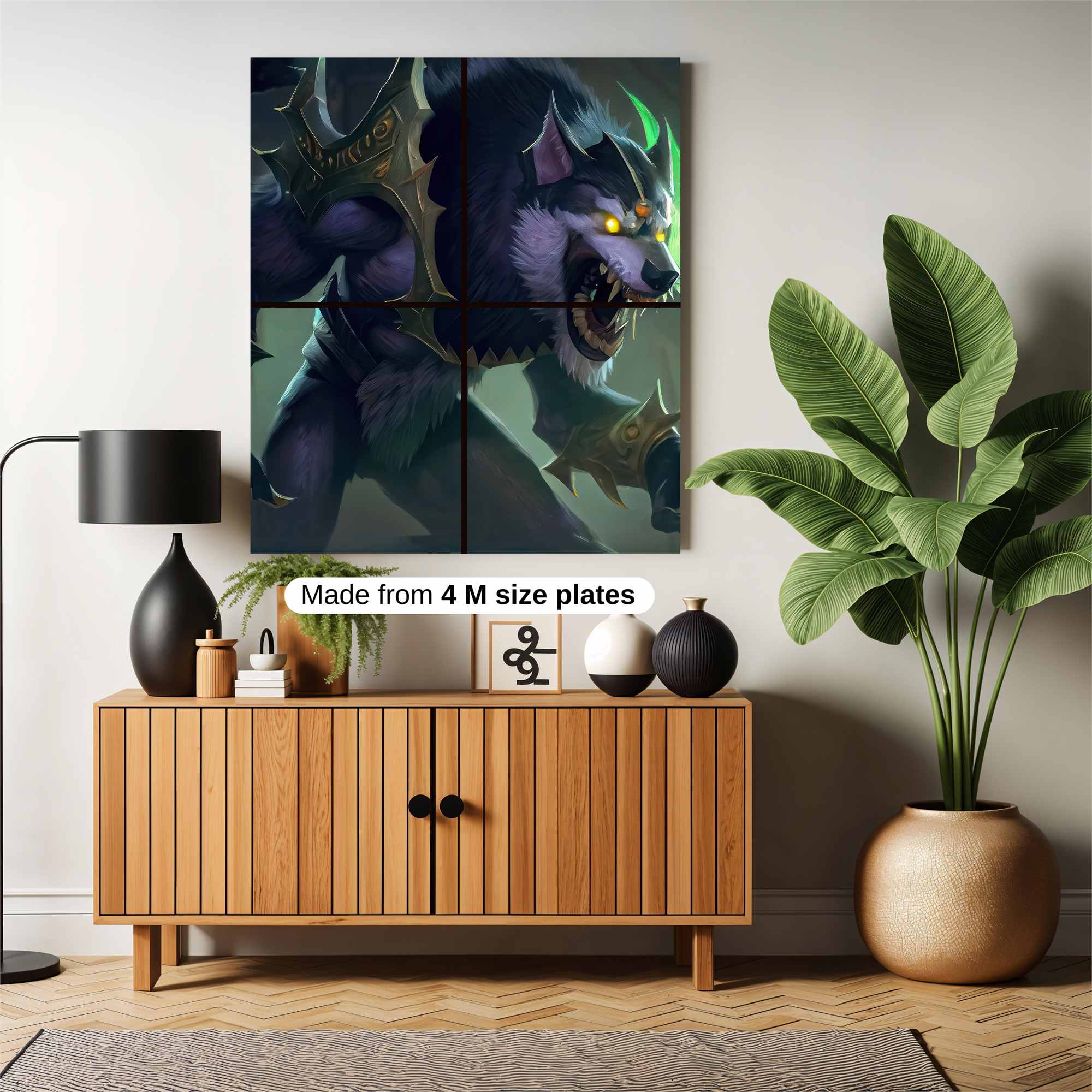 Nightmare Wolf Safe Wall Magnetic / M