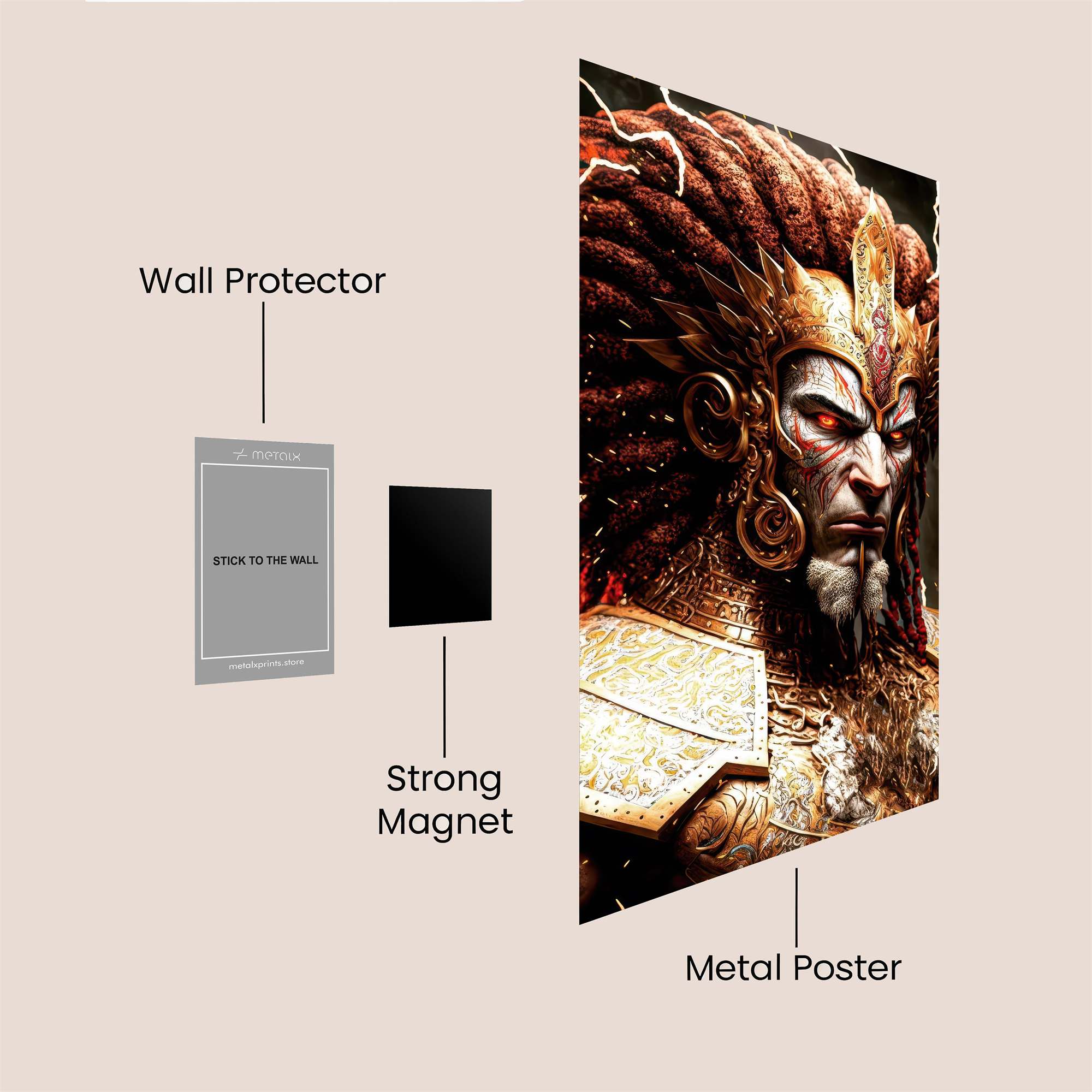 Indra Thunderous Safe Wall Magnetic / M