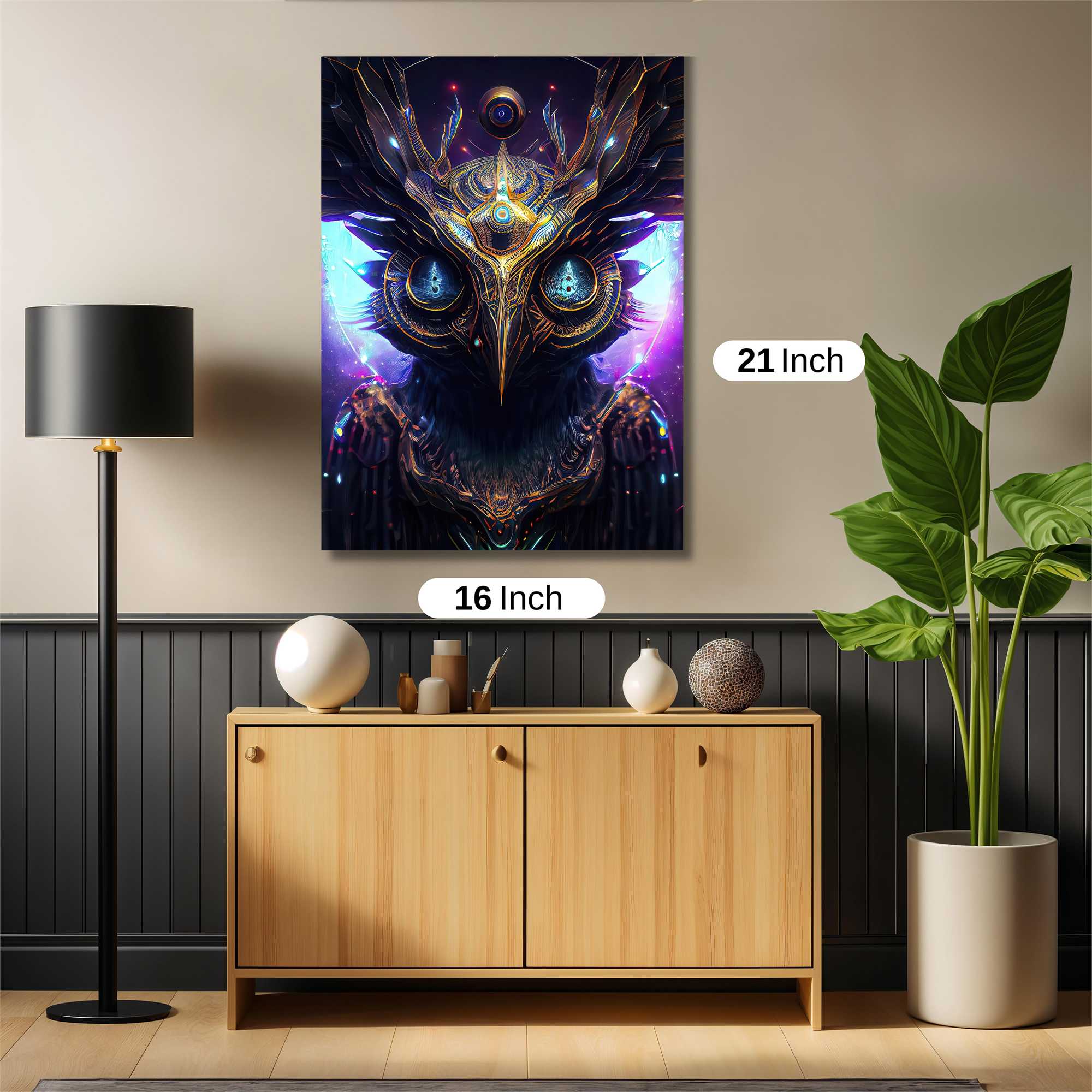 Cosmic Owl Safe Wall Magnetic / M