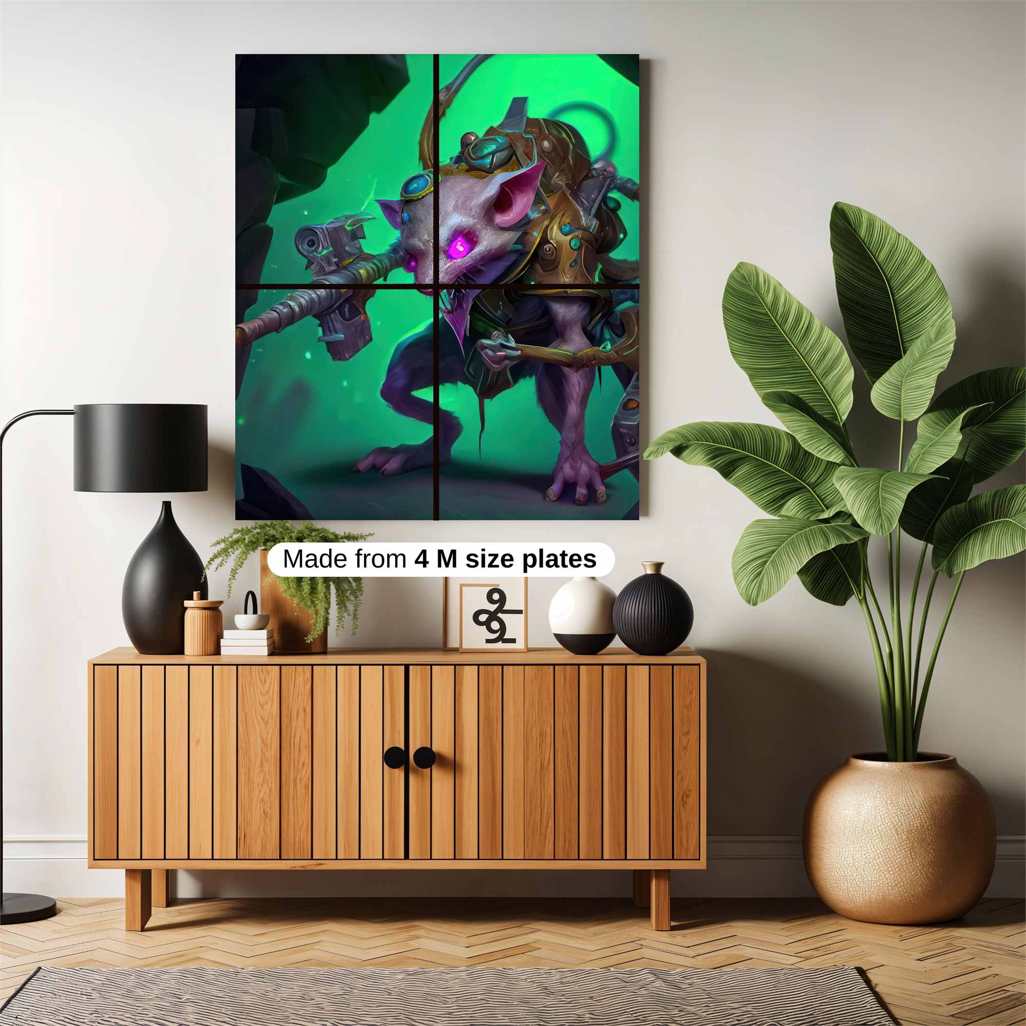 Rattus Cyberpunk Safe Wall Magnetic / M