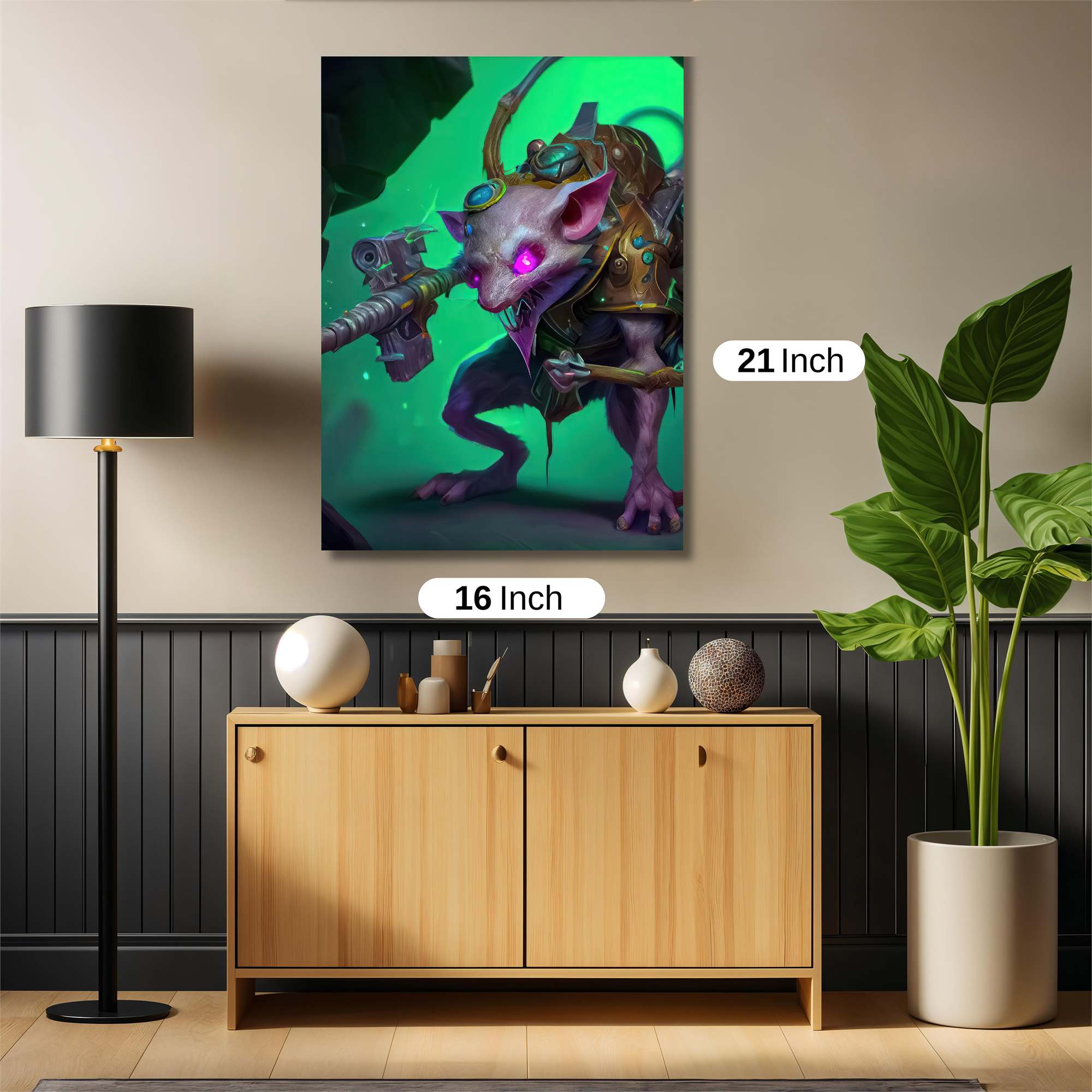 Rattus Cyberpunk Safe Wall Magnetic / M