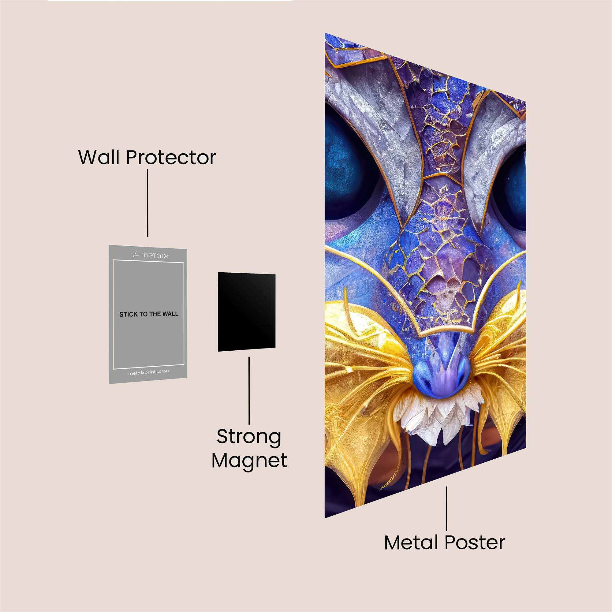 Dragon Majesty Safe Wall Magnetic / M
