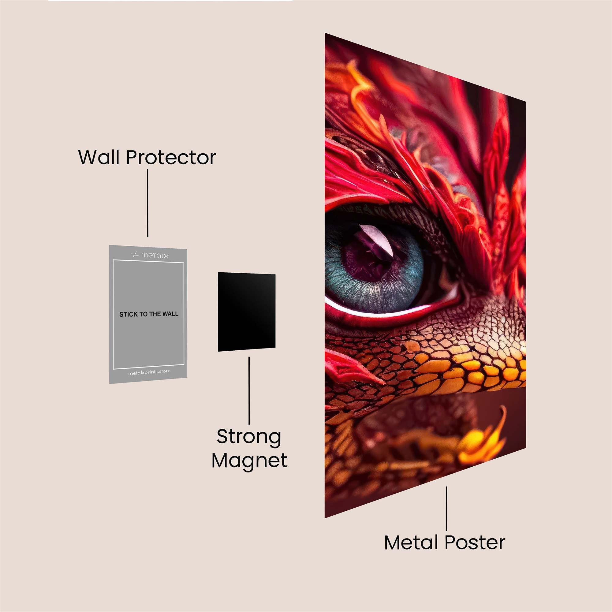 Dragon Enigma Safe Wall Magnetic / M