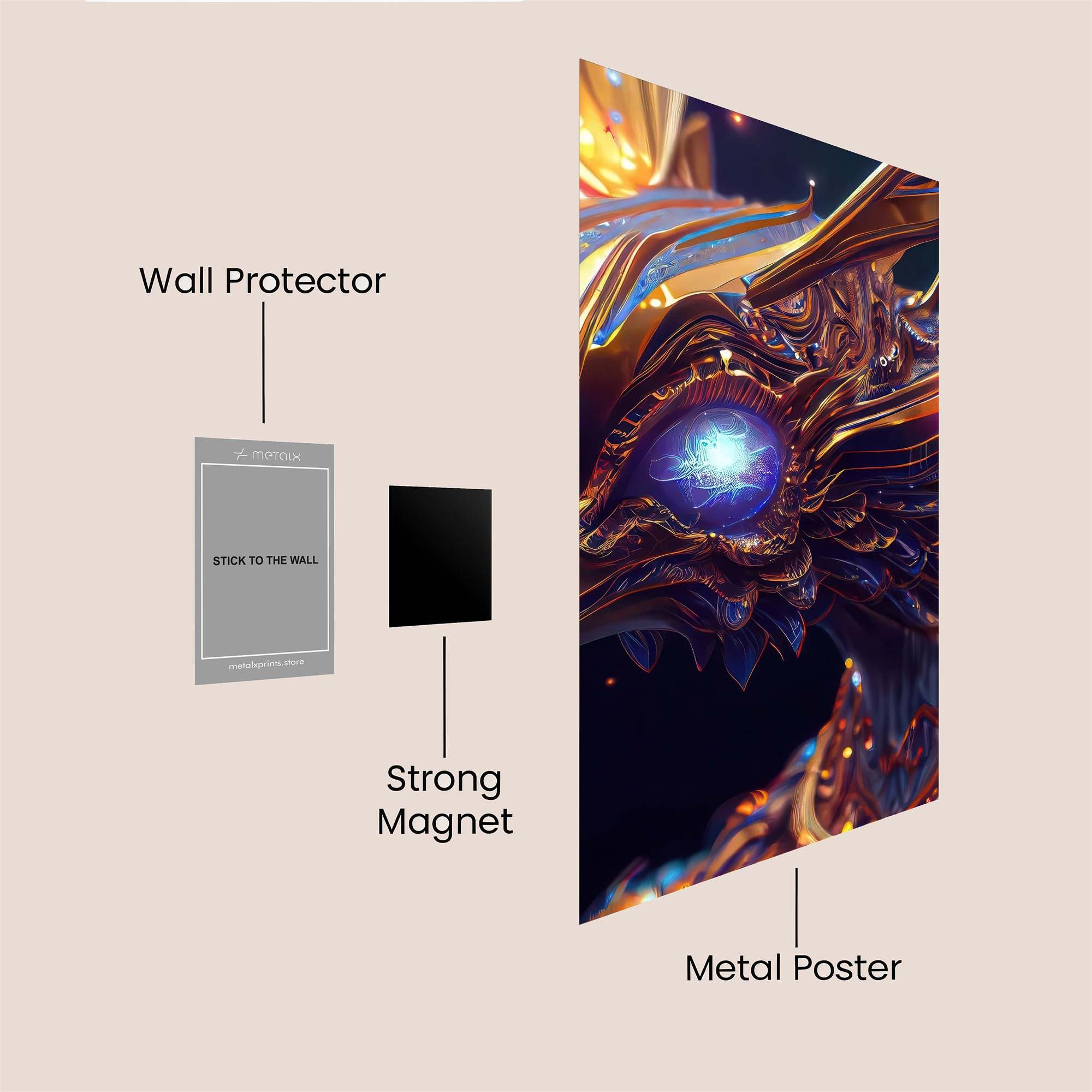 Phoenix Radiant Safe Wall Magnetic / M