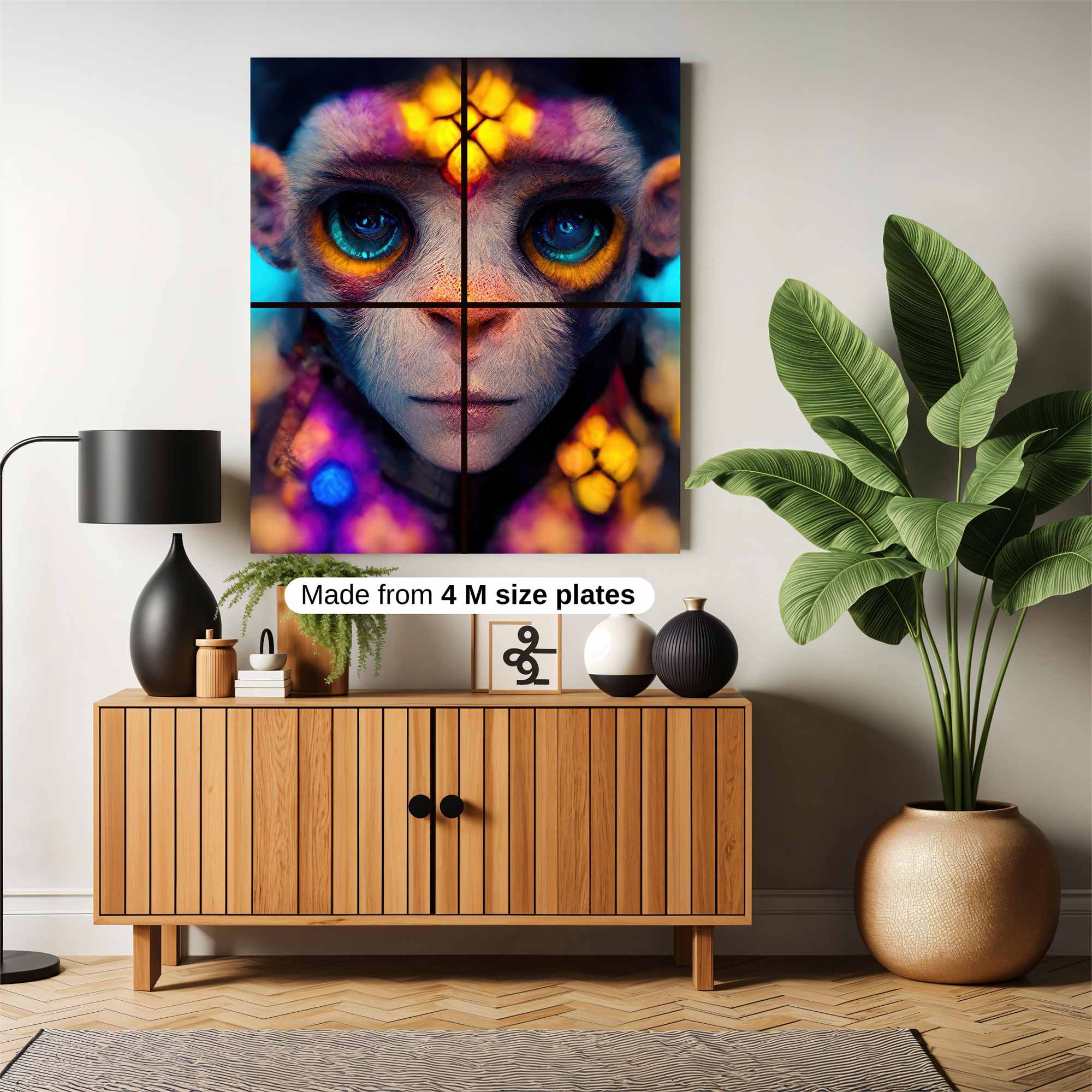 Monkey Radiant Safe Wall Magnetic / M