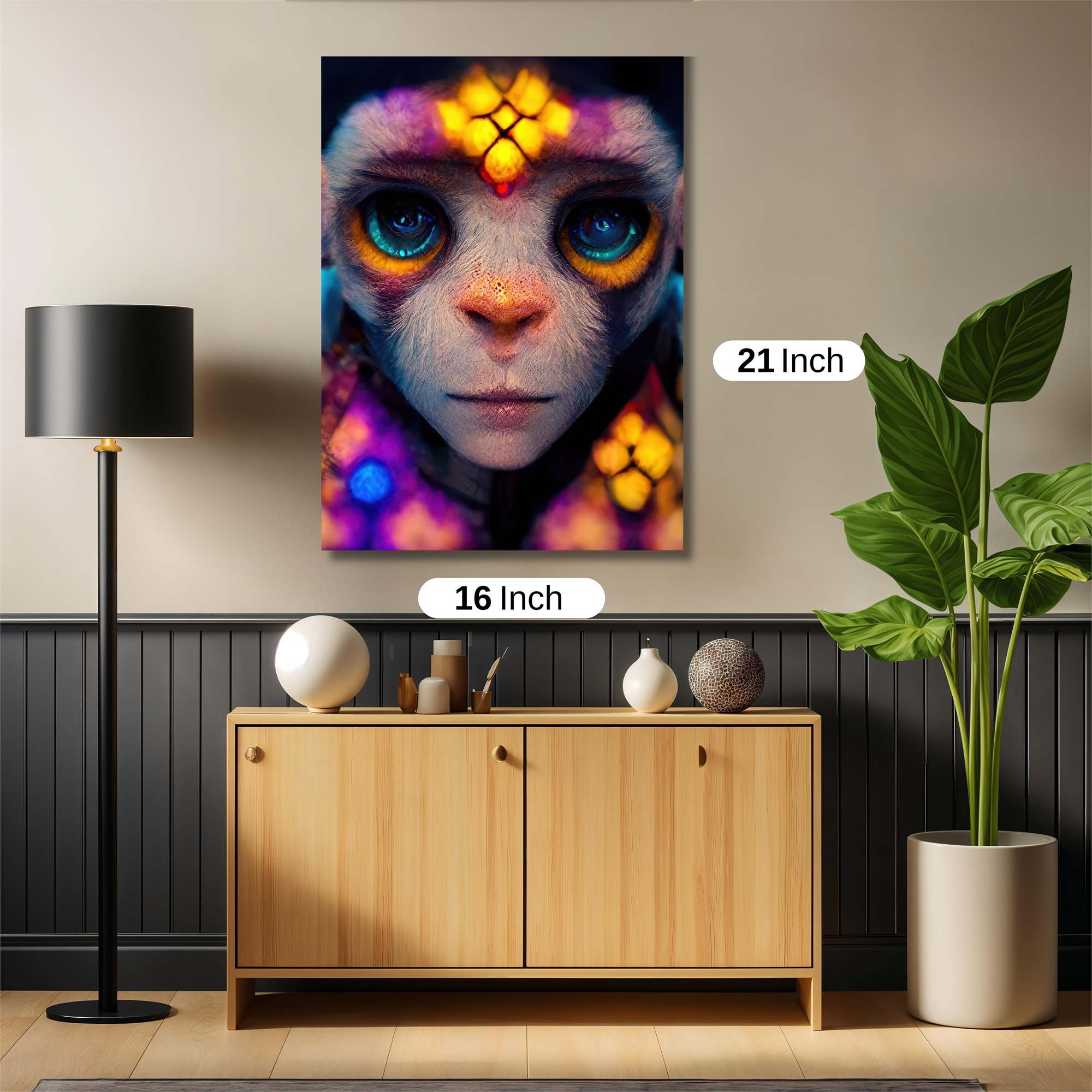 Monkey Radiant Safe Wall Magnetic / M