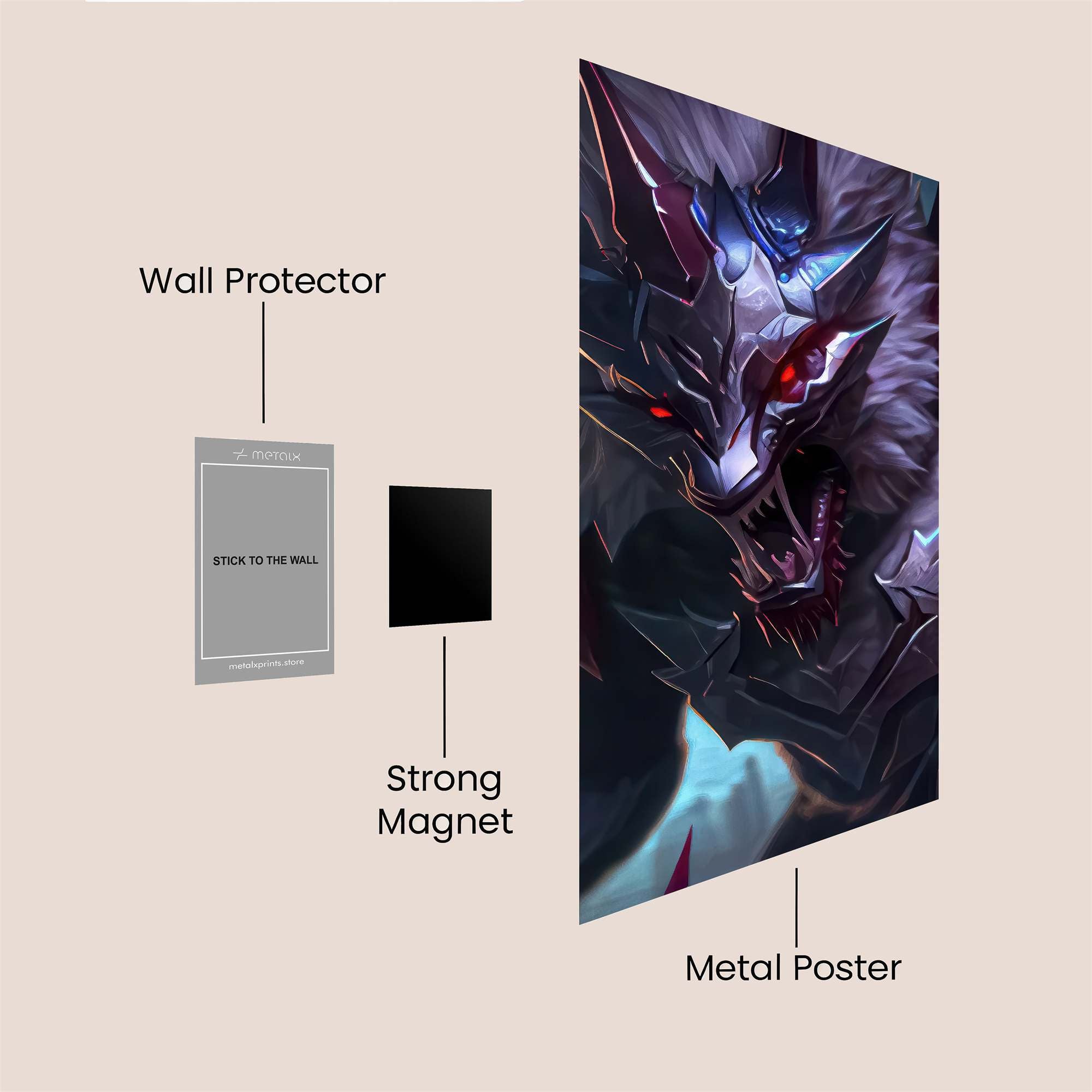 Fenrir Ferocity Safe Wall Magnetic / M