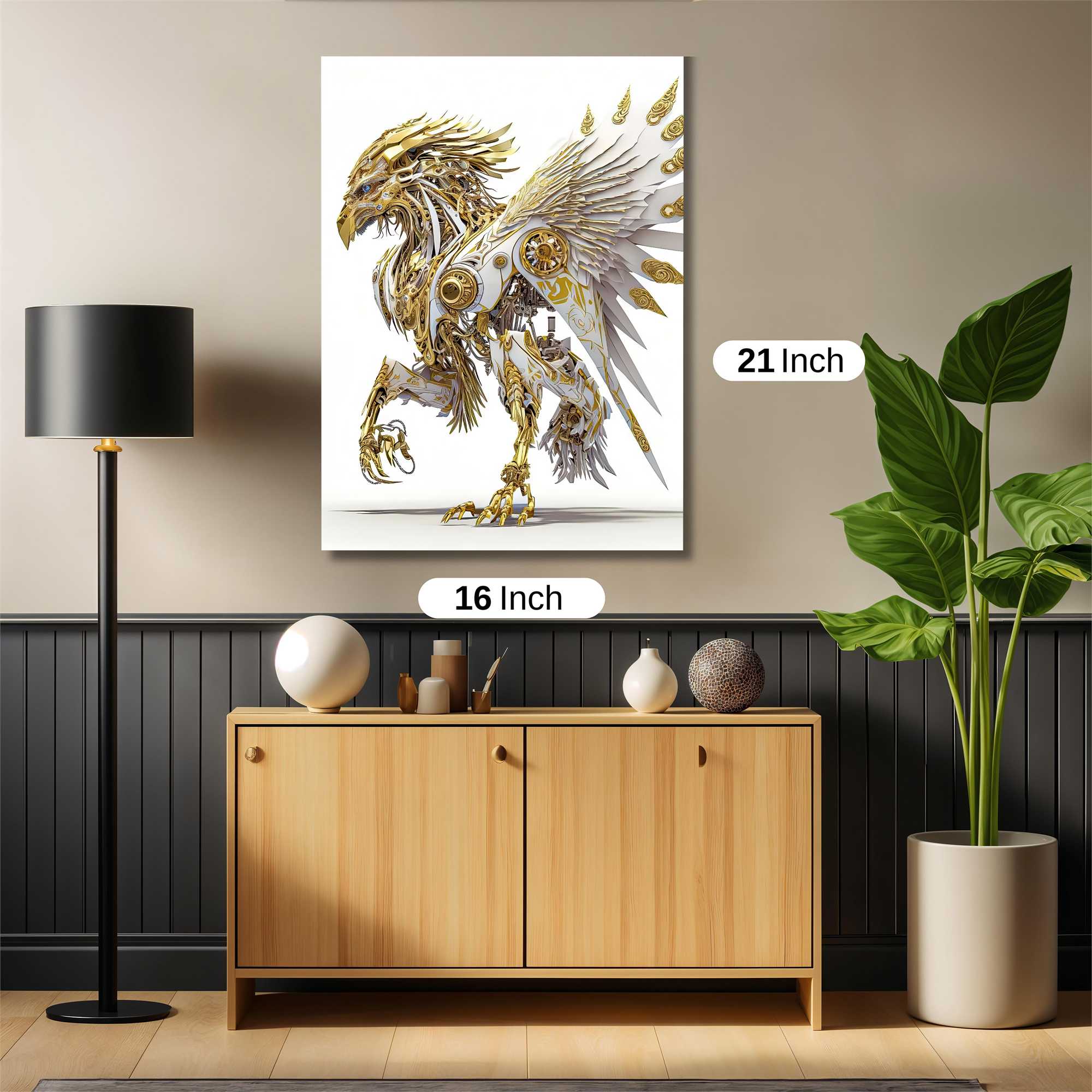 Mecha Griffin Safe Wall Magnetic / M