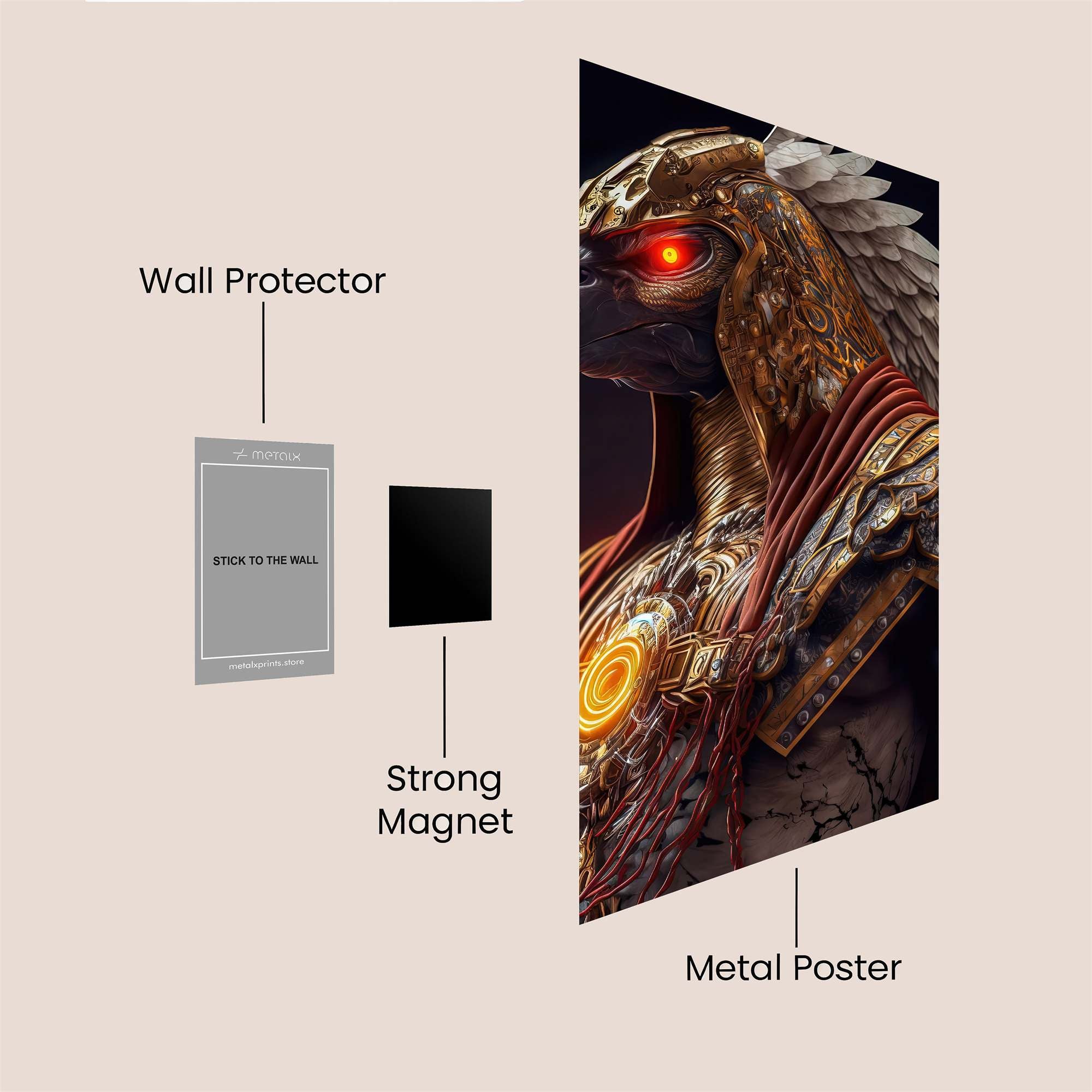 Horus Enigmatic Safe Wall Magnetic / M