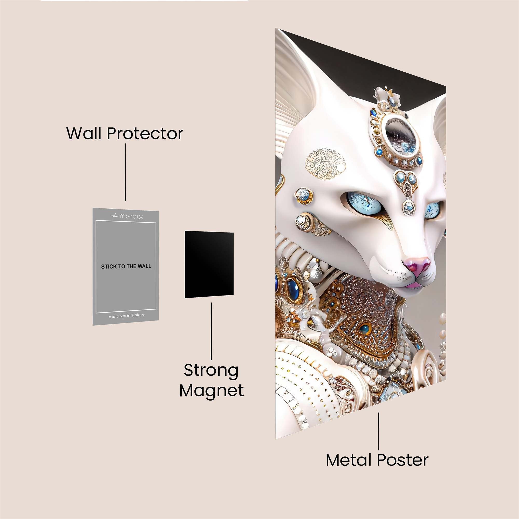 Mystic Elegance Safe Wall Magnetic / M