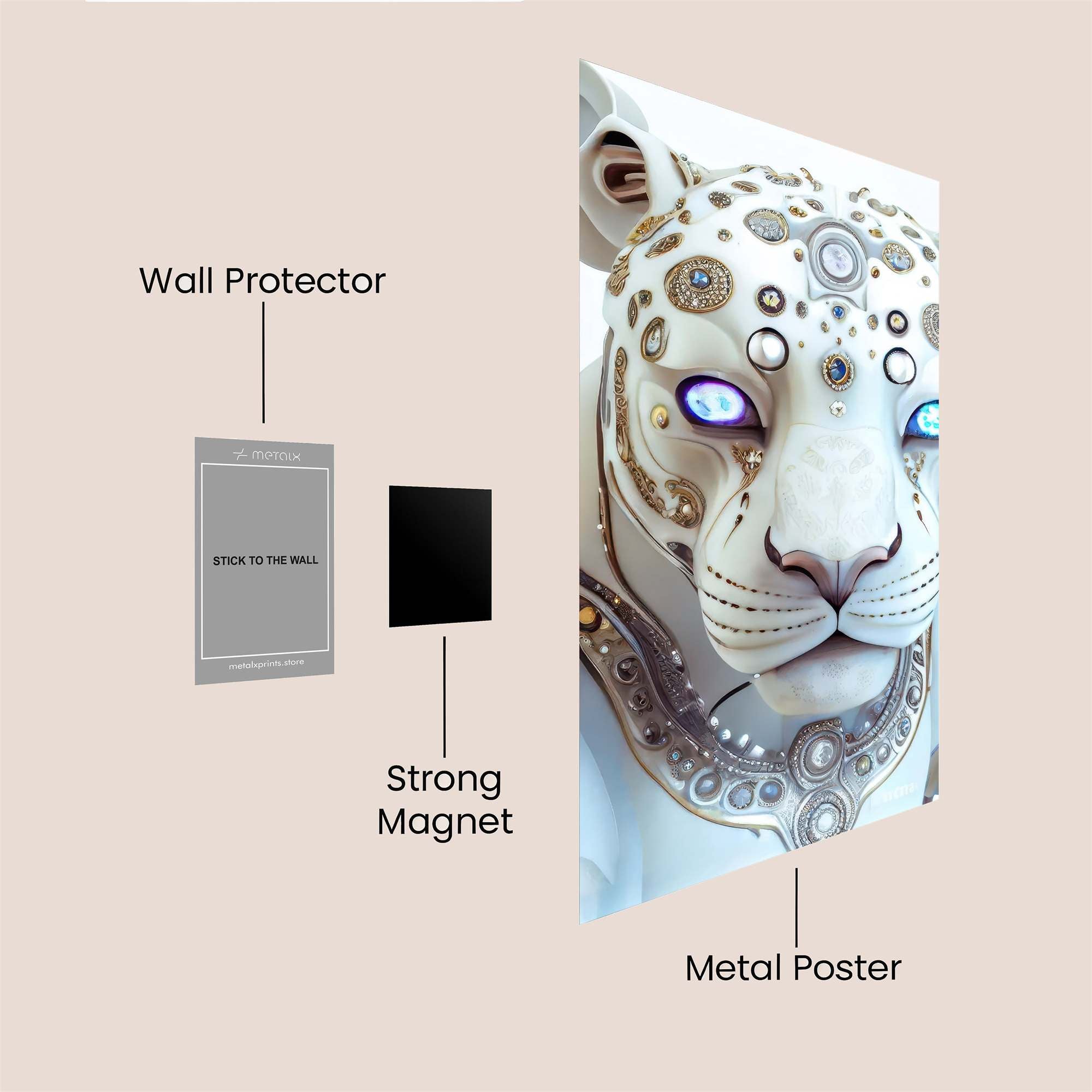 Cyber Serenity Safe Wall Magnetic / M