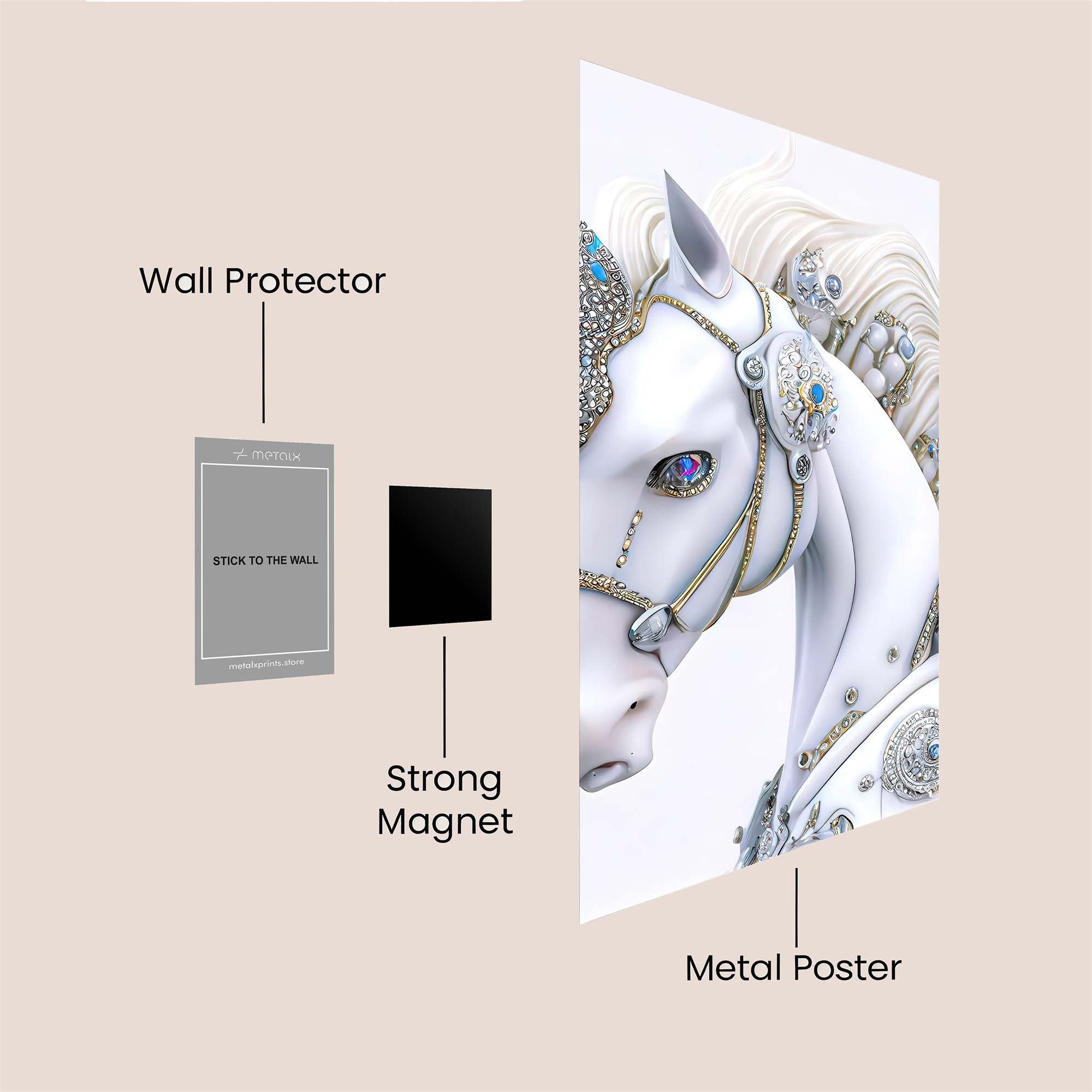 Unicorn Majesty Safe Wall Magnetic / M