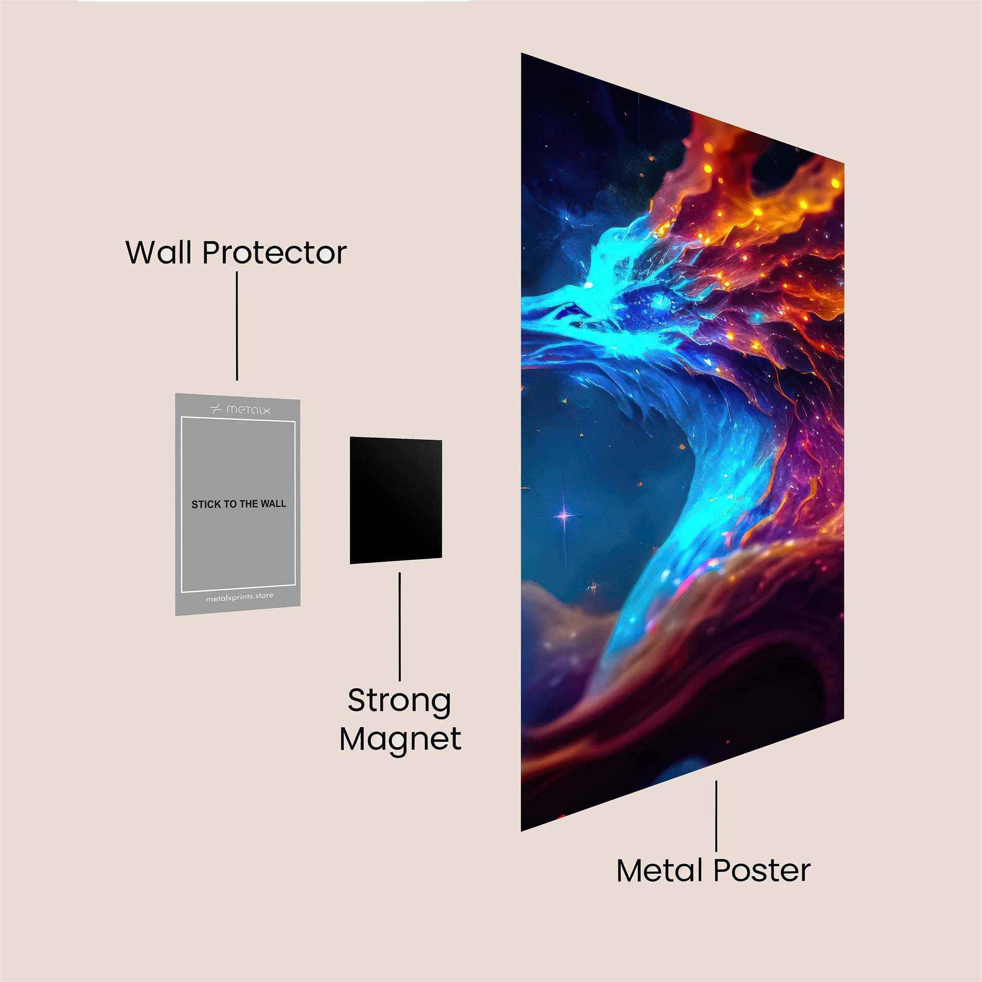 Phoenix Radiance Safe Wall Magnetic / M