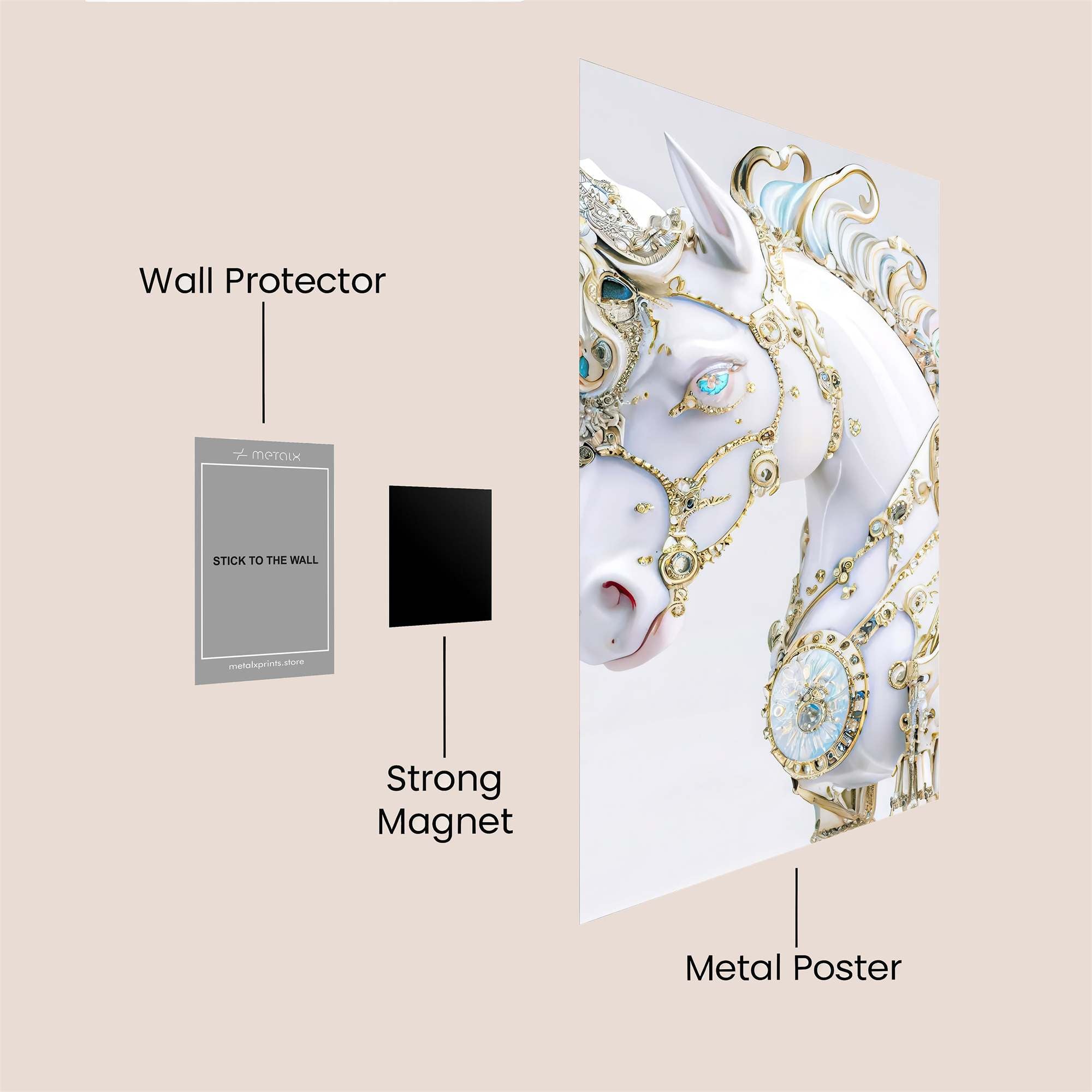 Unicorn Splendor Safe Wall Magnetic / M
