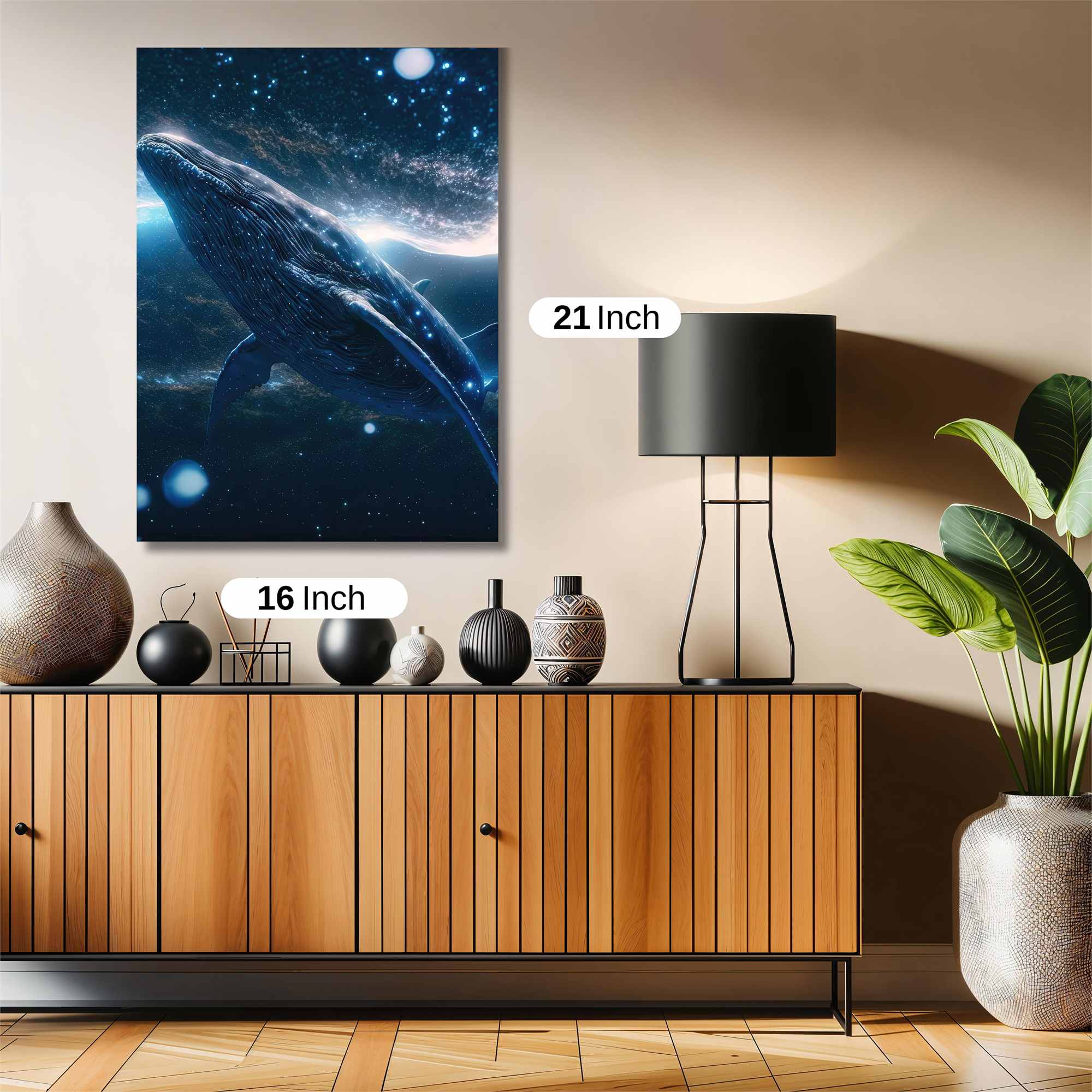 Whale Cosmic Safe Wall Magnetic / M