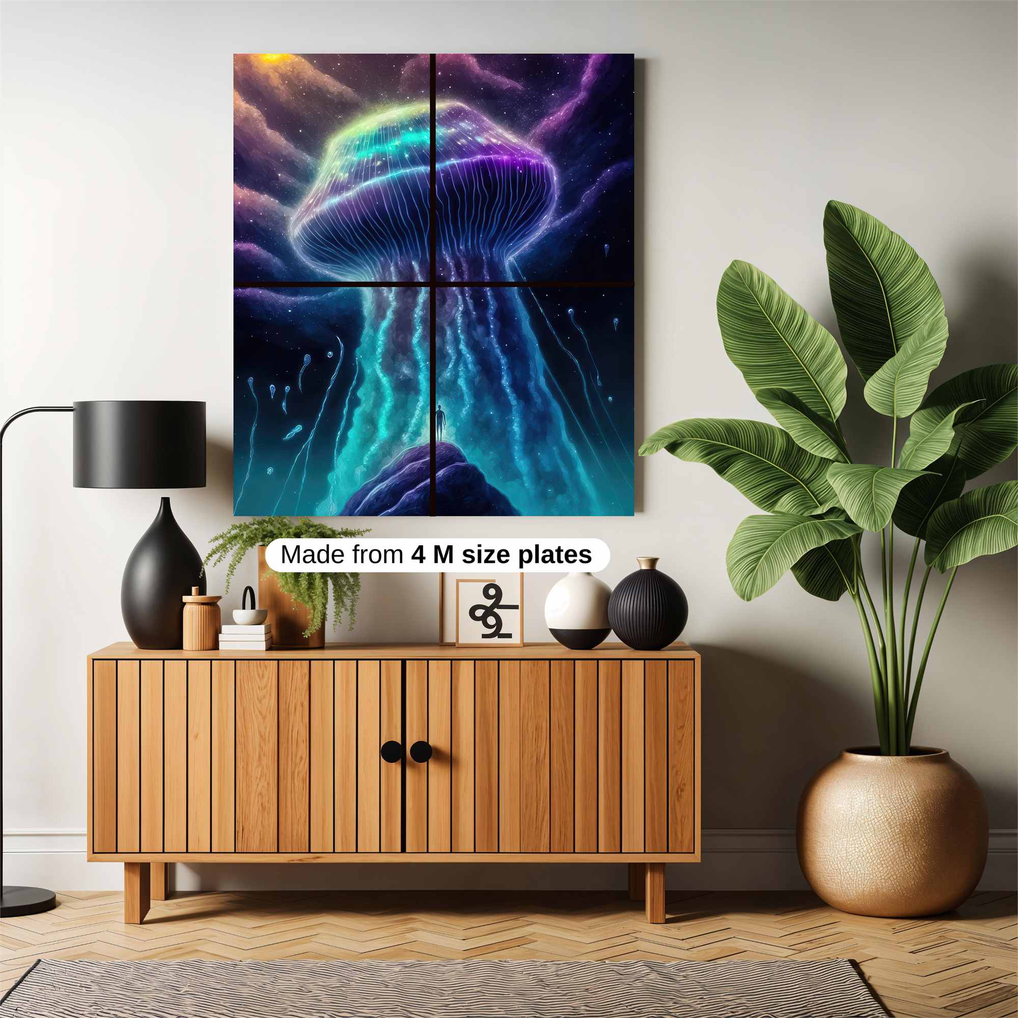 Cosmic Jellyfish Safe Wall Magnetic / M