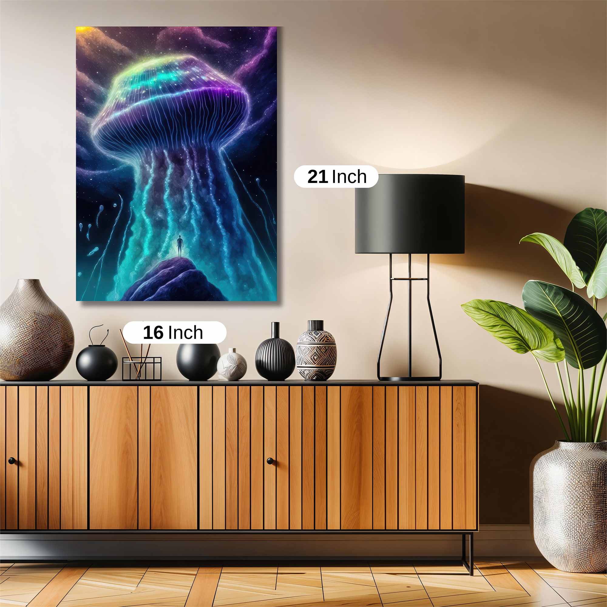Cosmic Jellyfish Safe Wall Magnetic / M