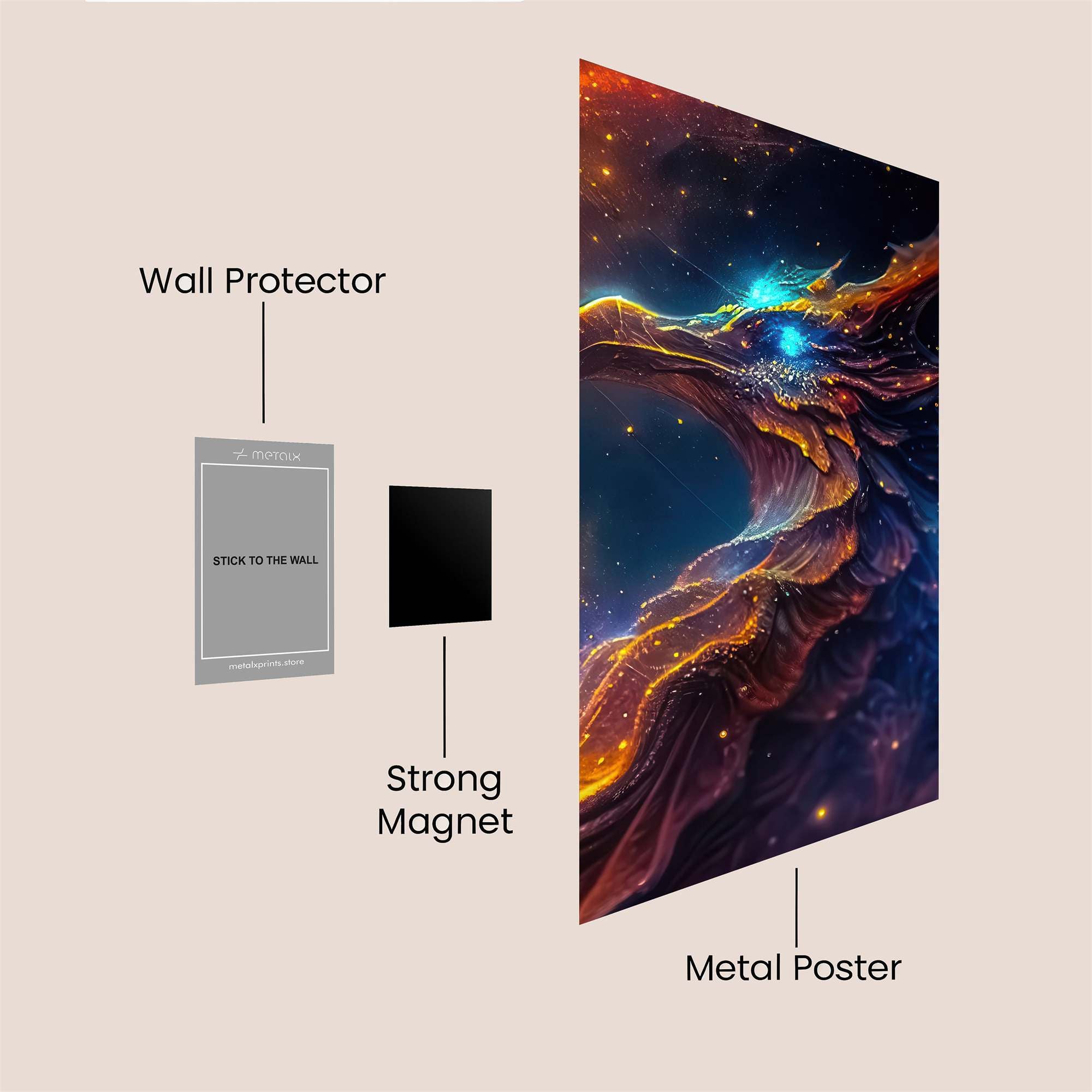 Phoenix Radiant Safe Wall Magnetic / M