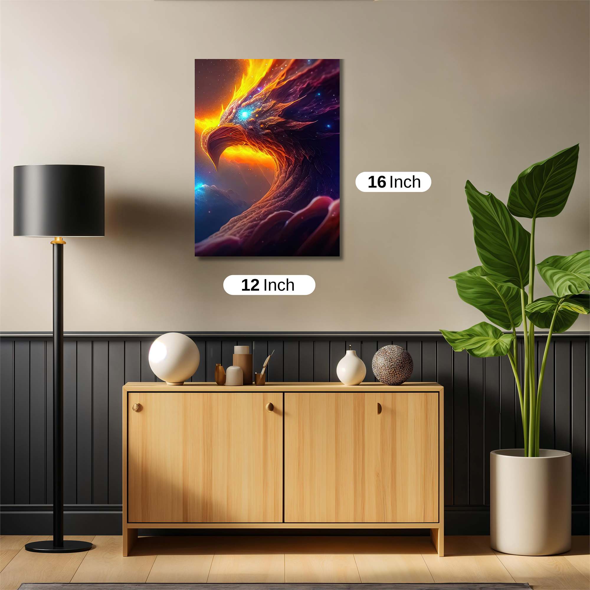 Phoenix Blaze Safe Wall Magnetic / M