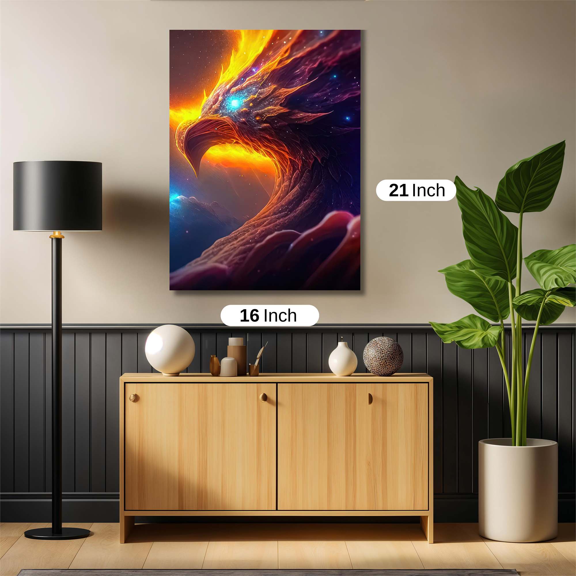 Phoenix Blaze Safe Wall Magnetic / M