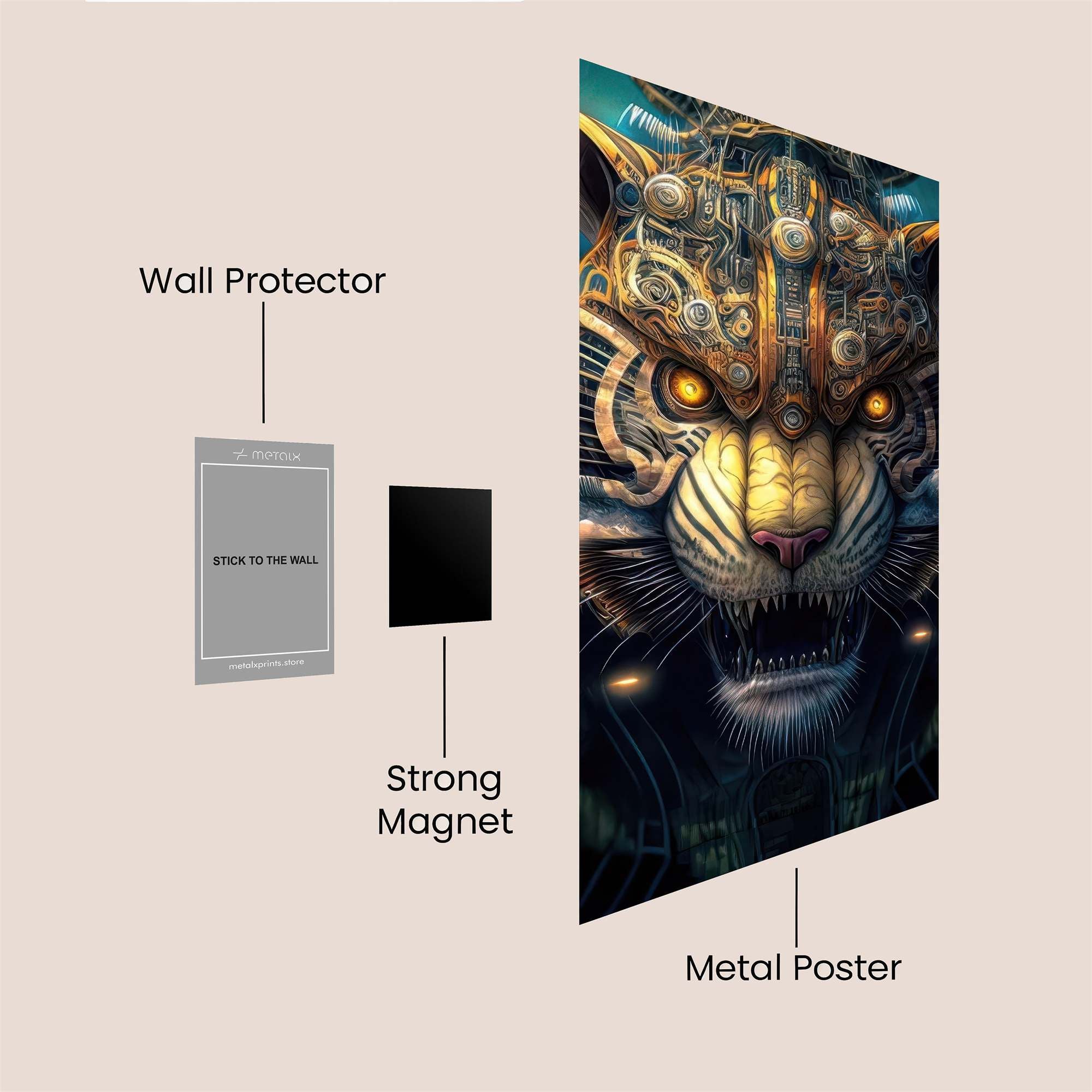 Tiger Techno Safe Wall Magnetic / M