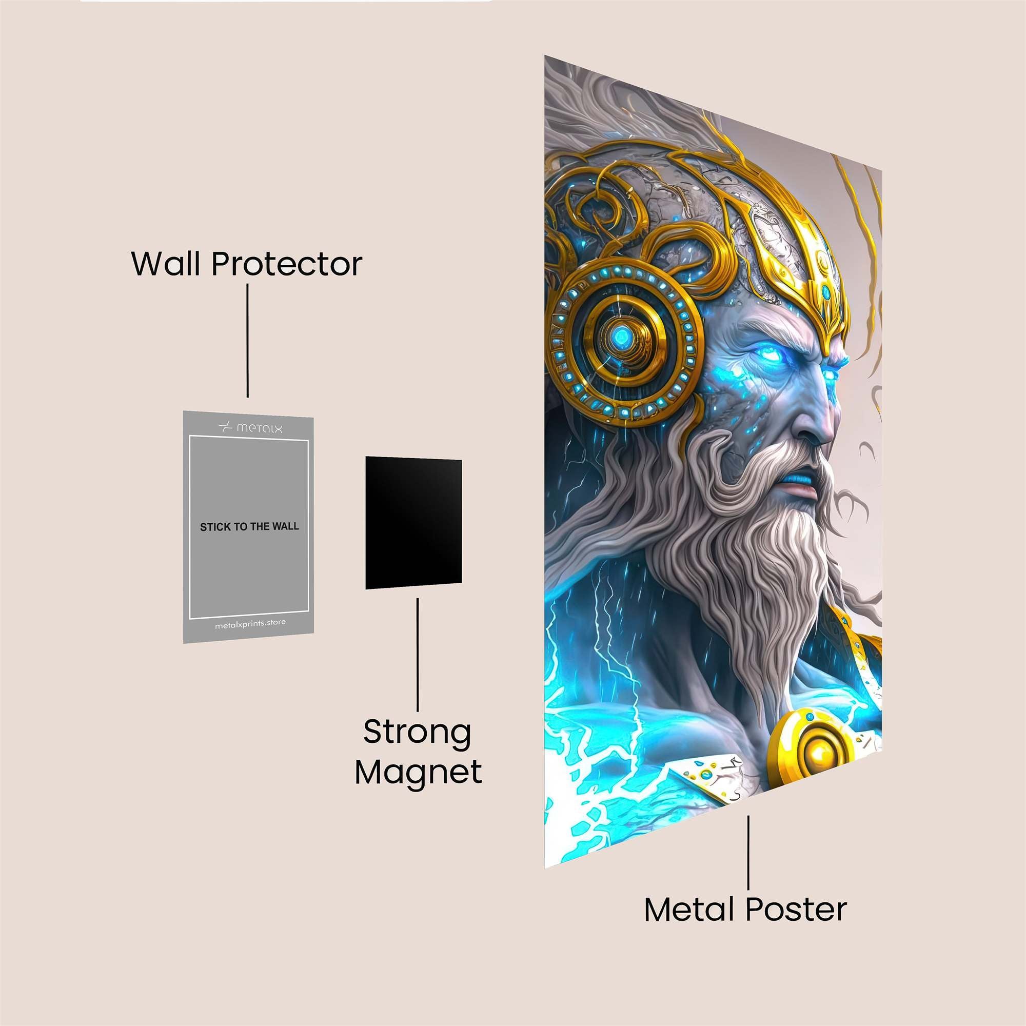 Zeus Empyrean Safe Wall Magnetic / M