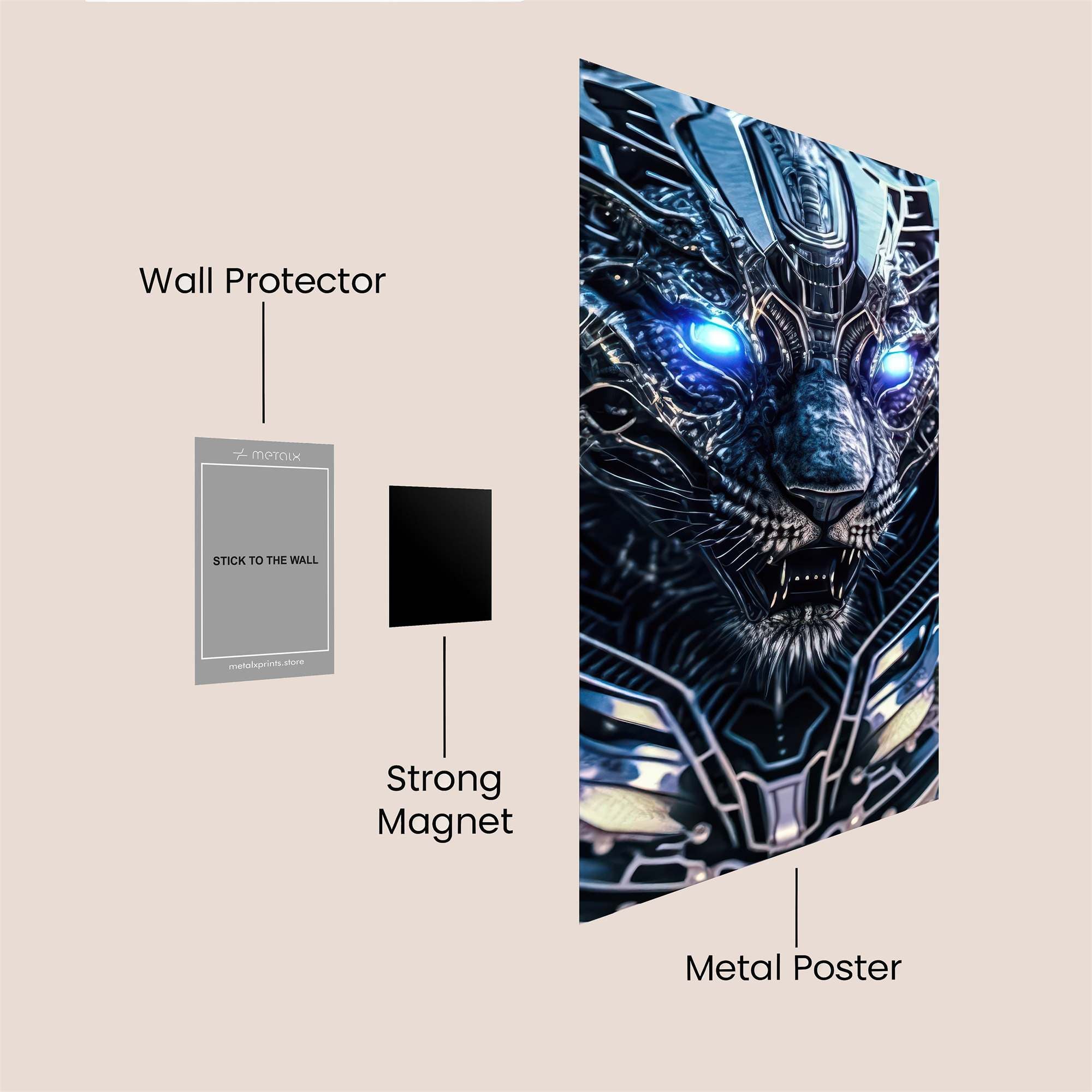 Robo-Ferocity Safe Wall Magnetic / M