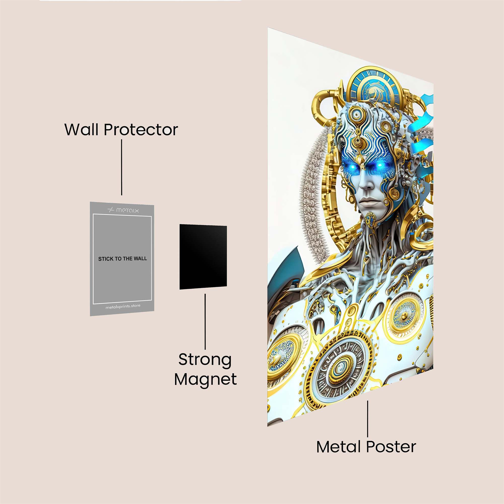 Celestial Guardian Safe Wall Magnetic / M