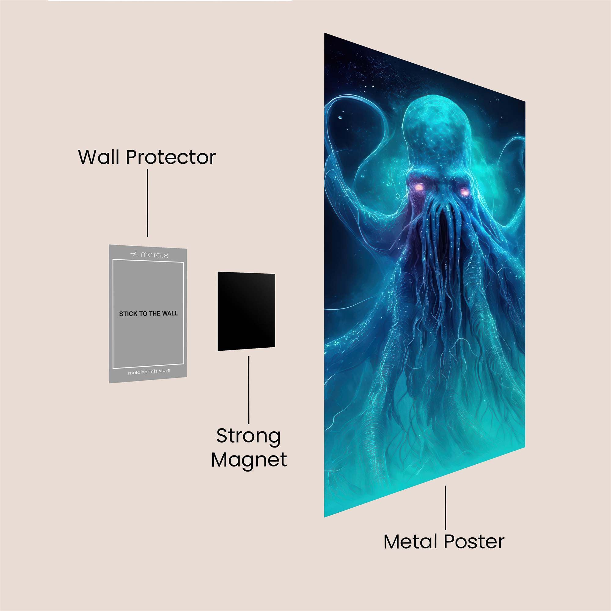 Cthulhu Enigma Safe Wall Magnetic / M