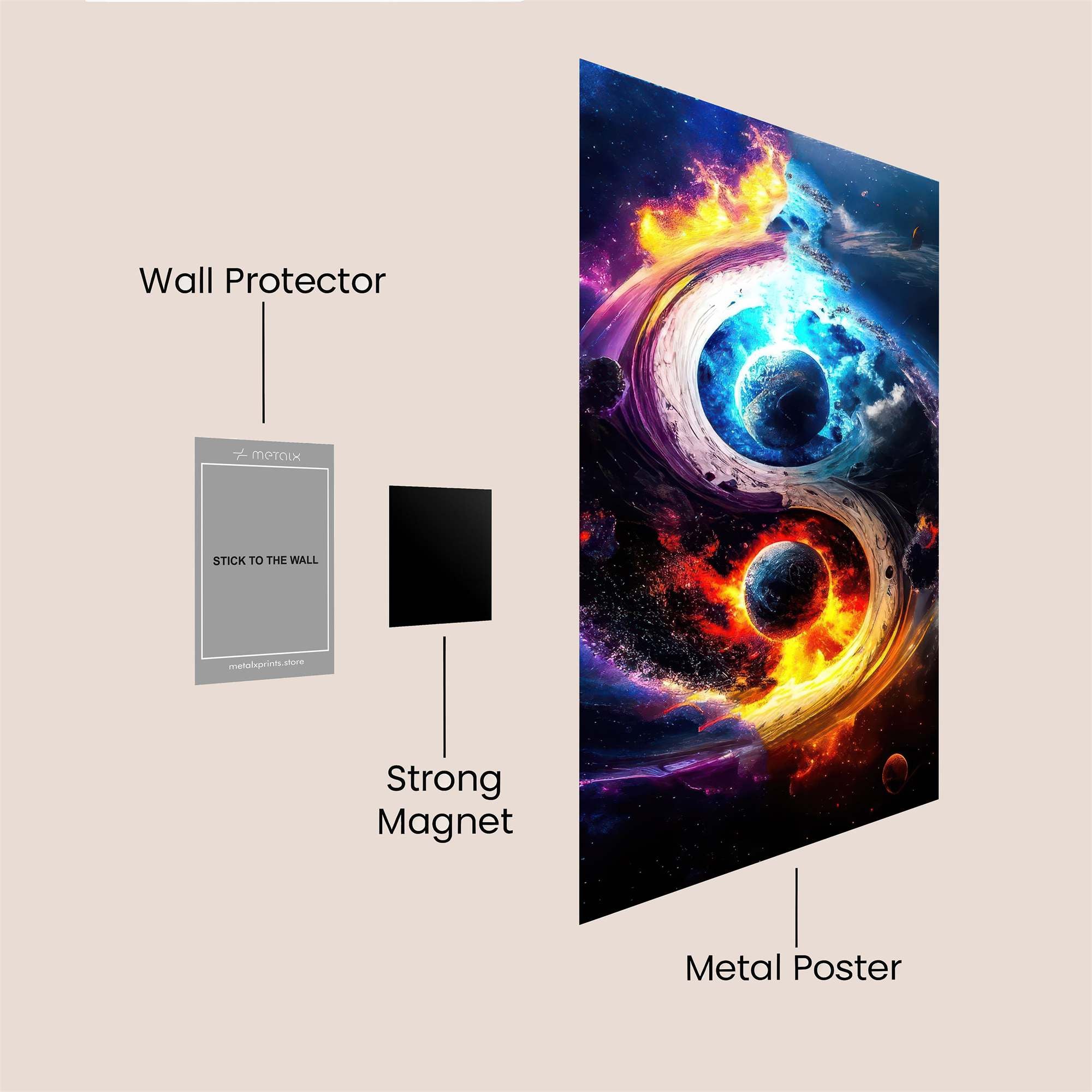 Cosmic Balance Safe Wall Magnetic / M