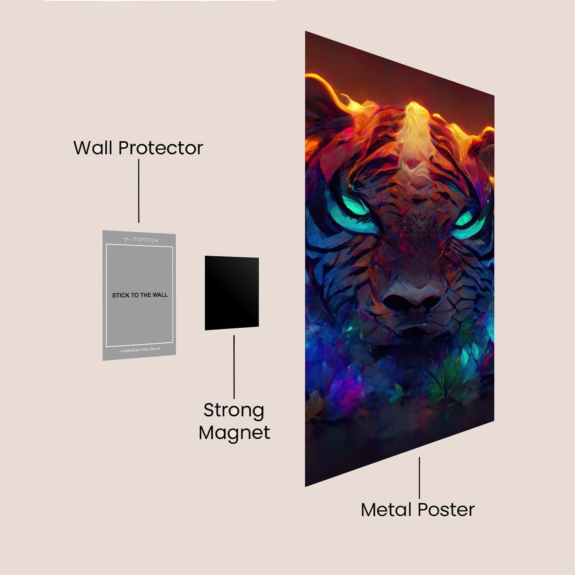 Tiger Radiance Safe Wall Magnetic / M