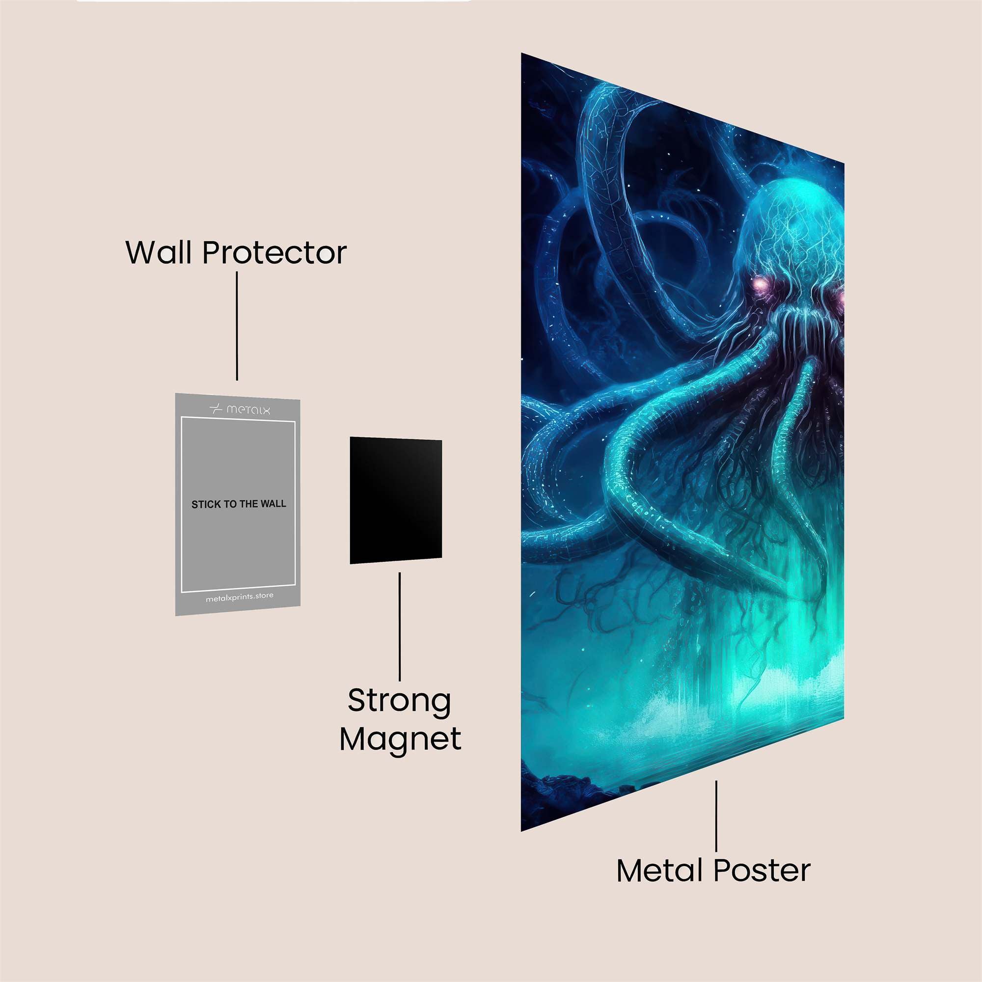 Cthulhu Enigma Safe Wall Magnetic / M