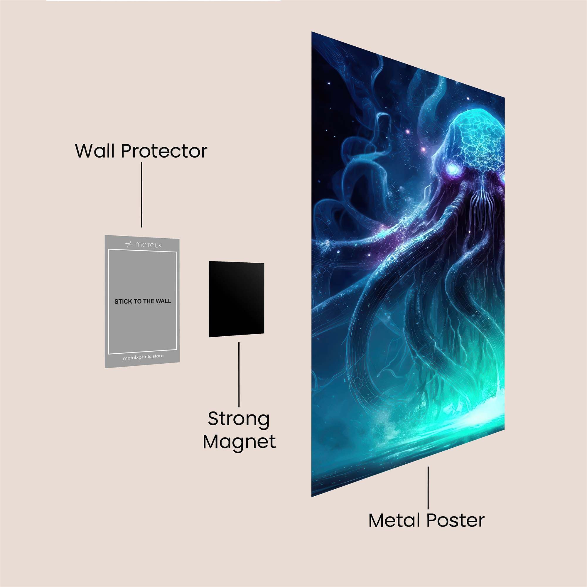 Cthulhu Enigma Safe Wall Magnetic / M