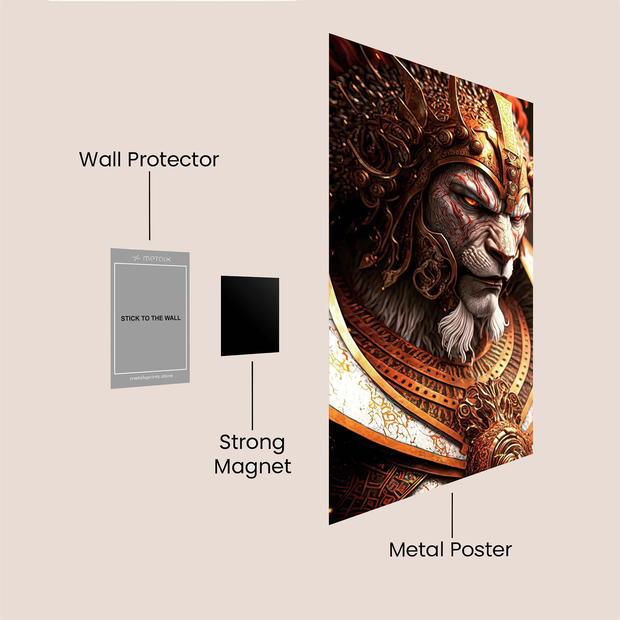 Lion Majesty Safe Wall Magnetic / M