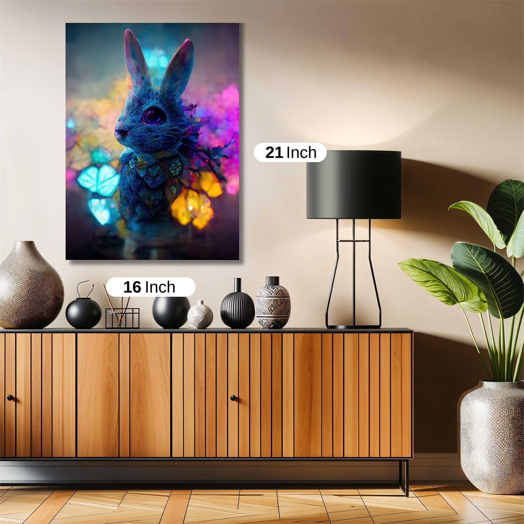 Bunny Whimsy Safe Wall Magnetic / M