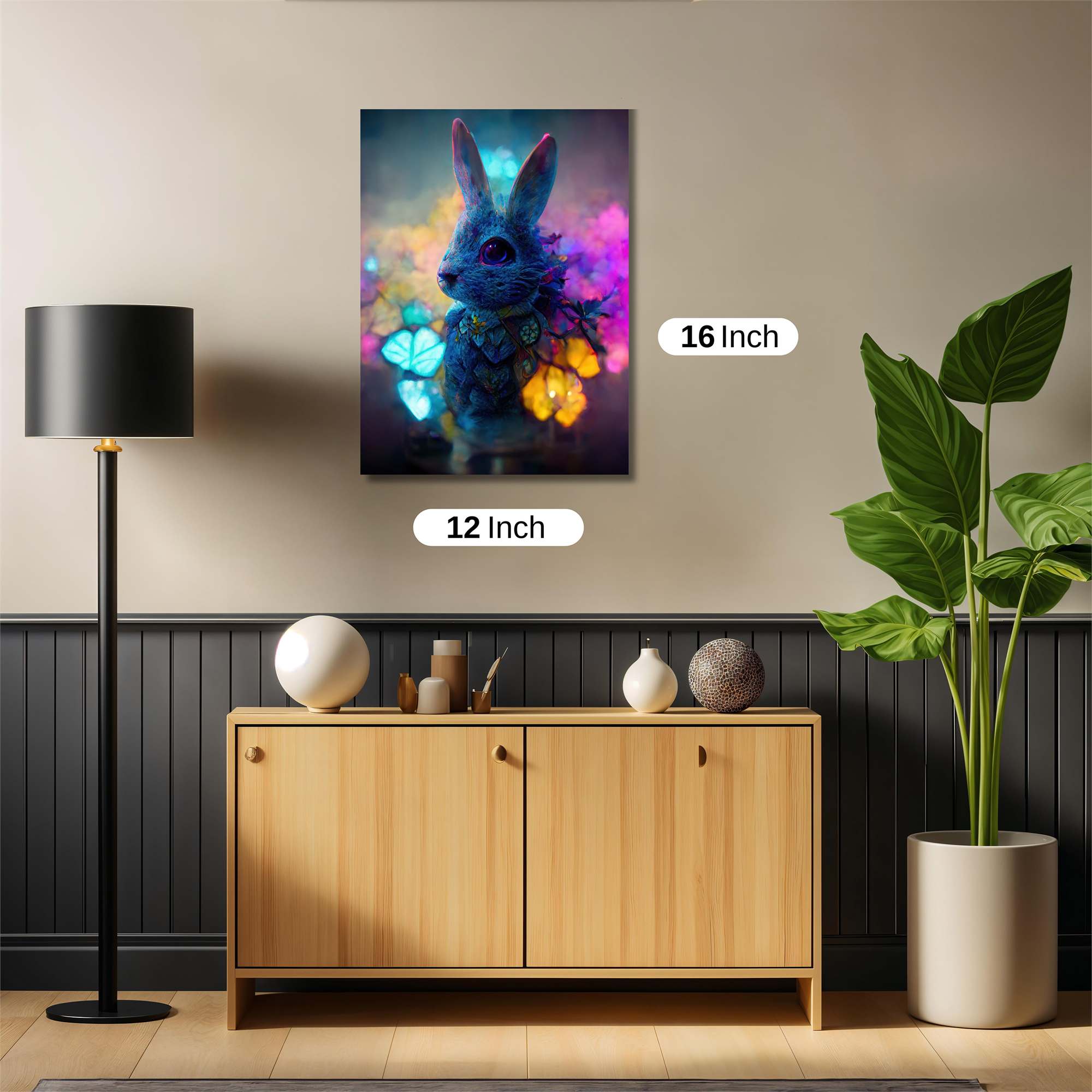Bunny Whimsy Safe Wall Magnetic / M
