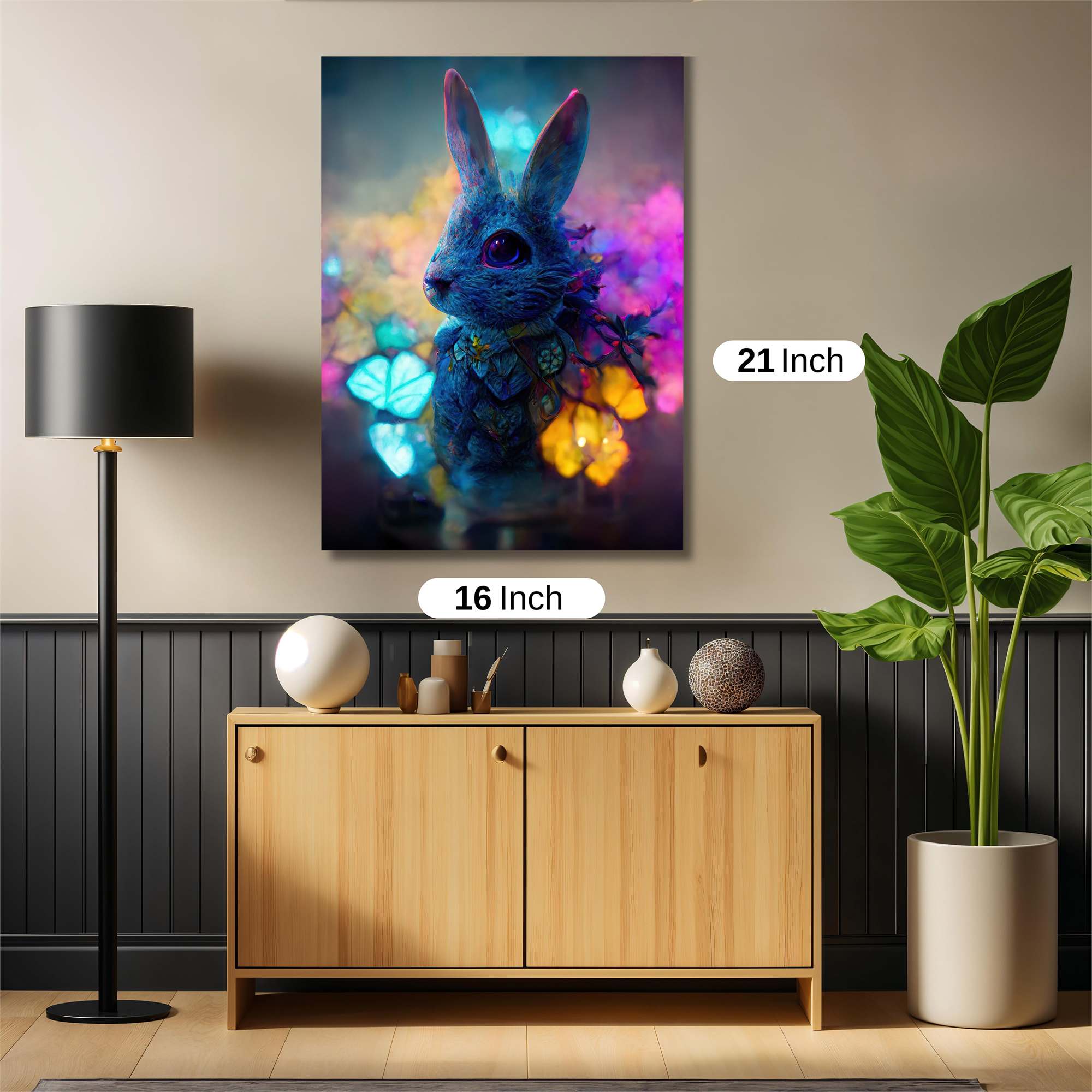Bunny Whimsy Safe Wall Magnetic / M